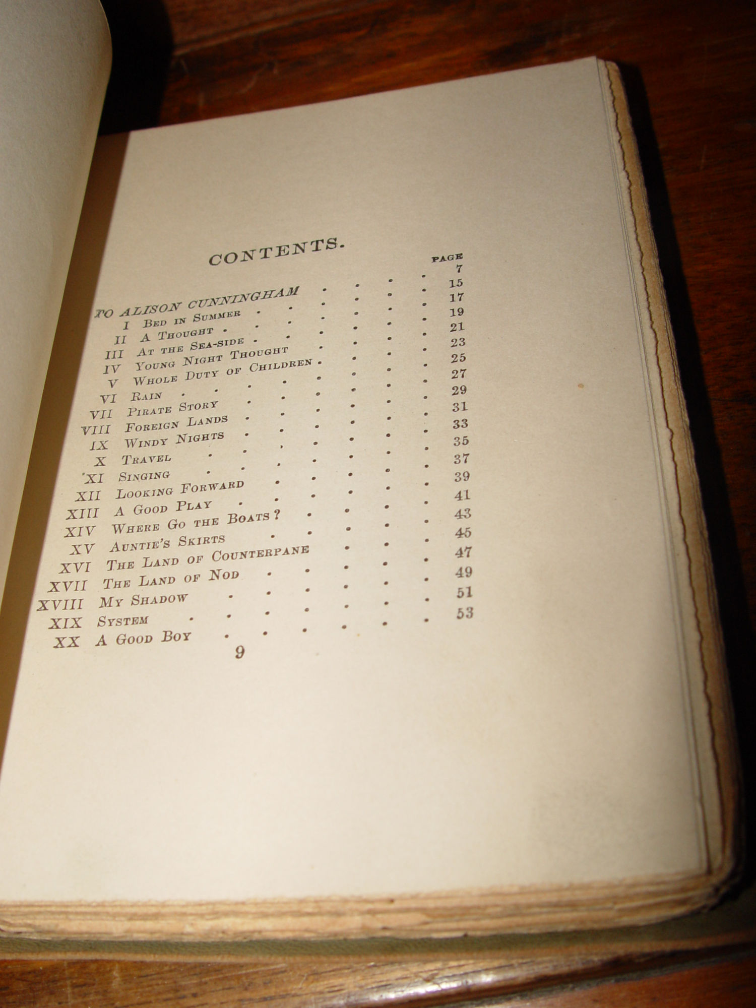 A Child's Garden of Verses; Robert
                                L. Stevenson Soft Leather 1900s