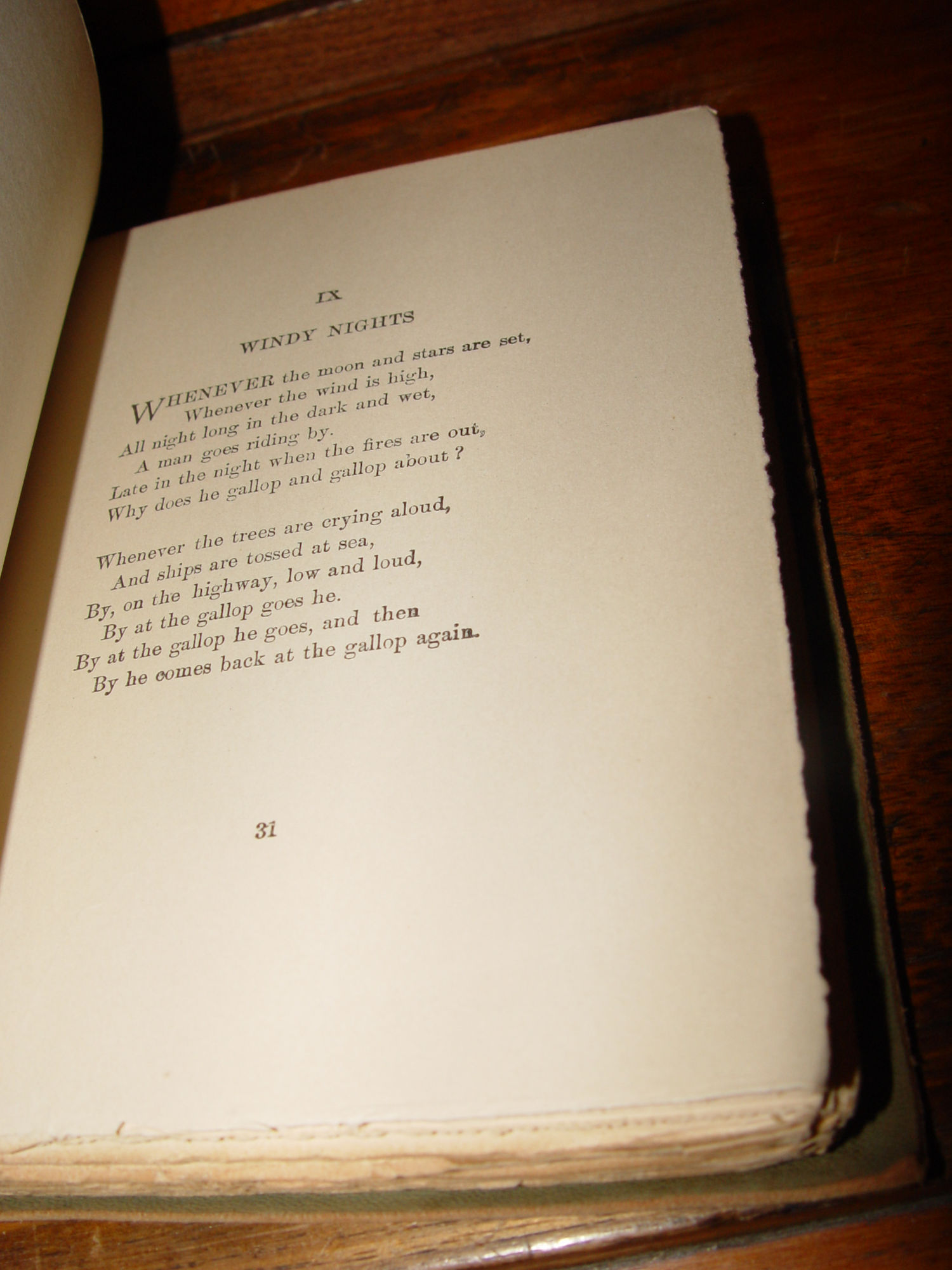 A Child's Garden of Verses; Robert
                                L. Stevenson Soft Leather 1900s