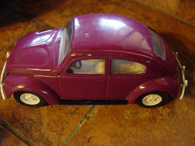 TONKA Volkswagen Beetle Bug
              1960's Rare Purple Color!