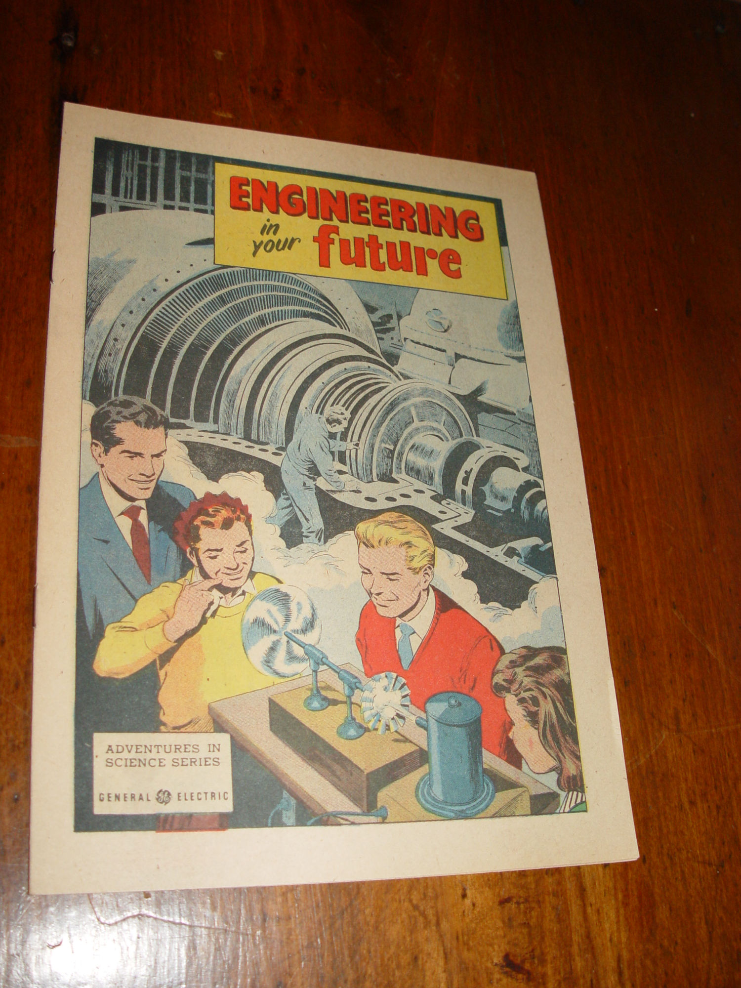 1957 Engineering
                        in your Future; Adventures in Science Series
                        Comic