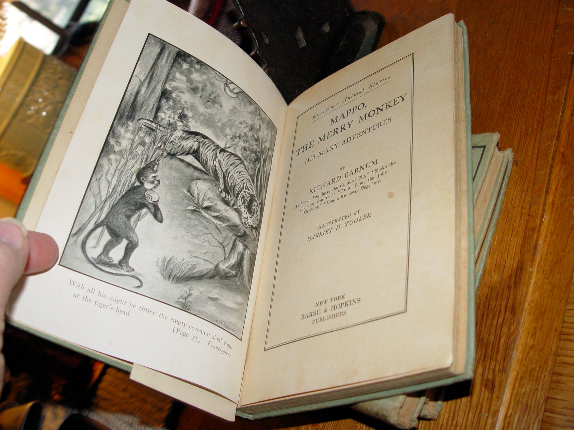 Antique Kneetime Animal Stories, Set of 5
books Richard Barnum