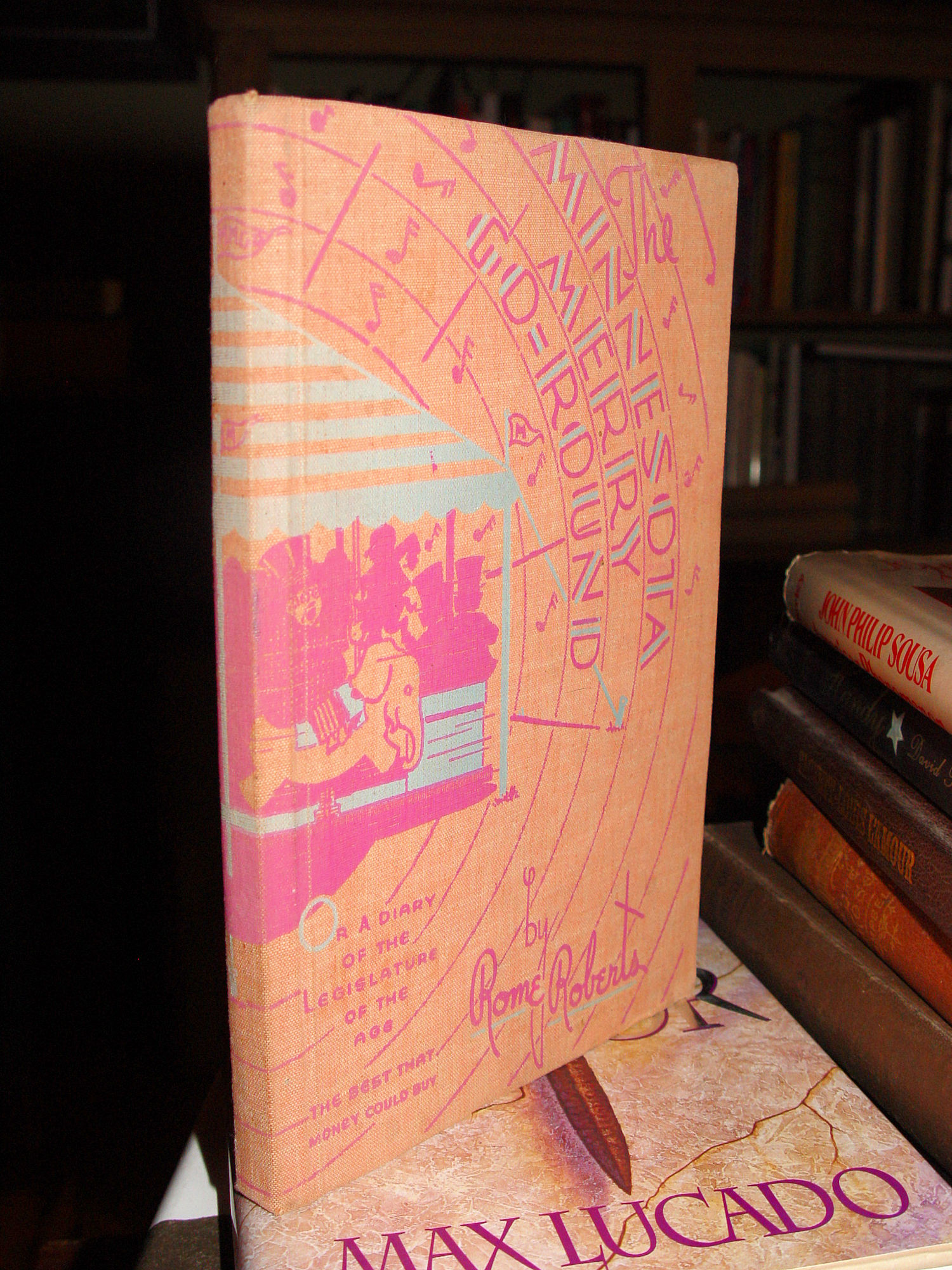 The Minnesota
                        Merry-Go-Round or, A diary of the Legislature of
                        the age (1935) Rome Roberts