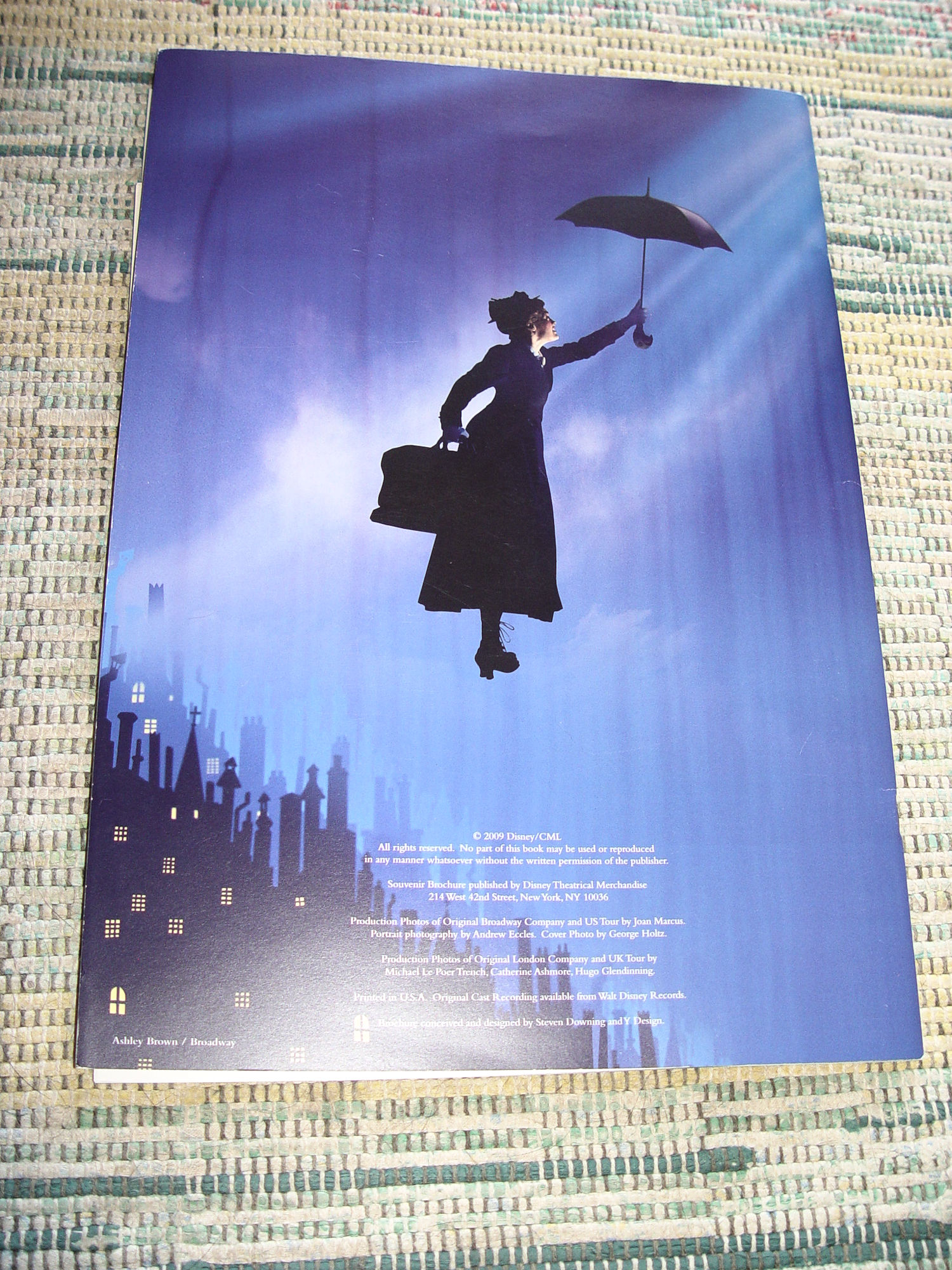2009 Mary Poppins; The New Musical:
Disney Theater Program, The Sherman Bros.