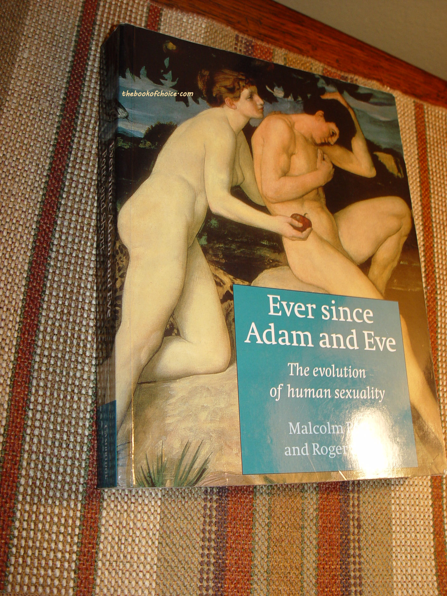 Ever since Adam and Eve: The Evolution of
                        Human Sexuality 1999 by Malcolm Potts