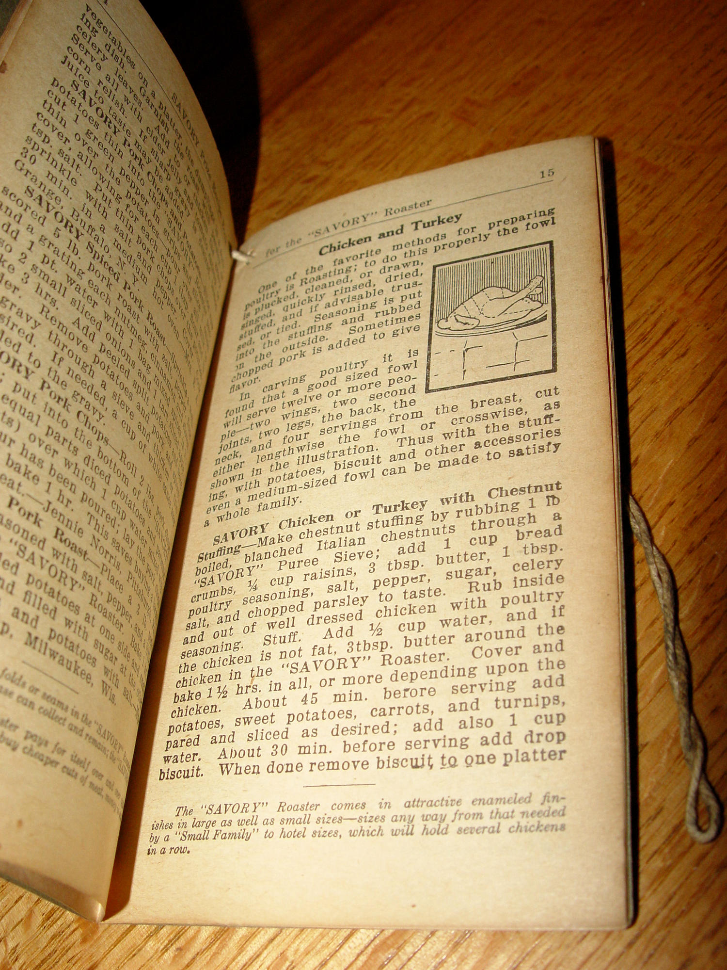 1922 Savory Roaster Advertising Cookbook
(Thanksgiving) – Republic Metalware Co., NY