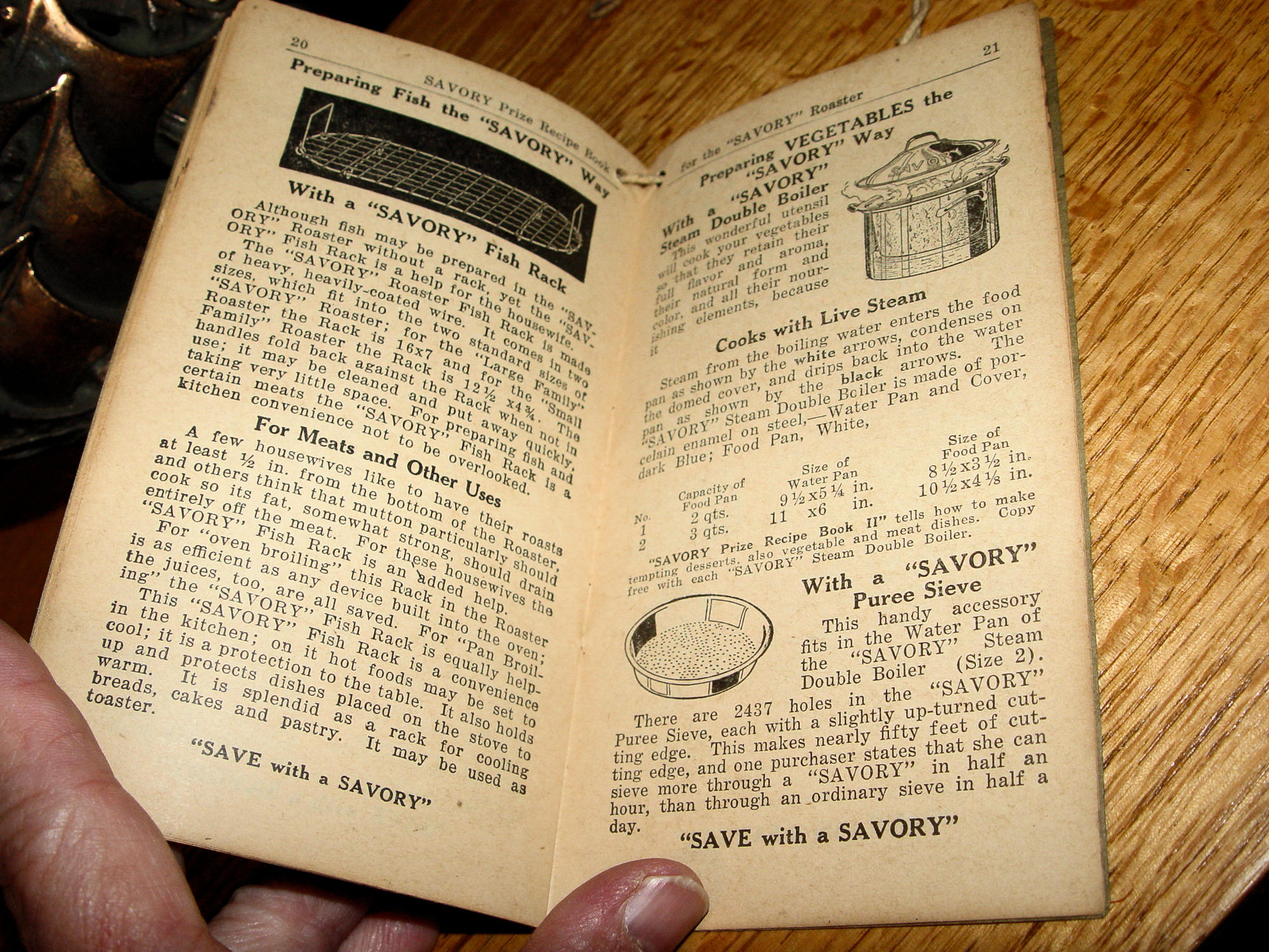 1922 Savory Roaster Advertising Cookbook
(Thanksgiving) – Republic Metalware Co., NY