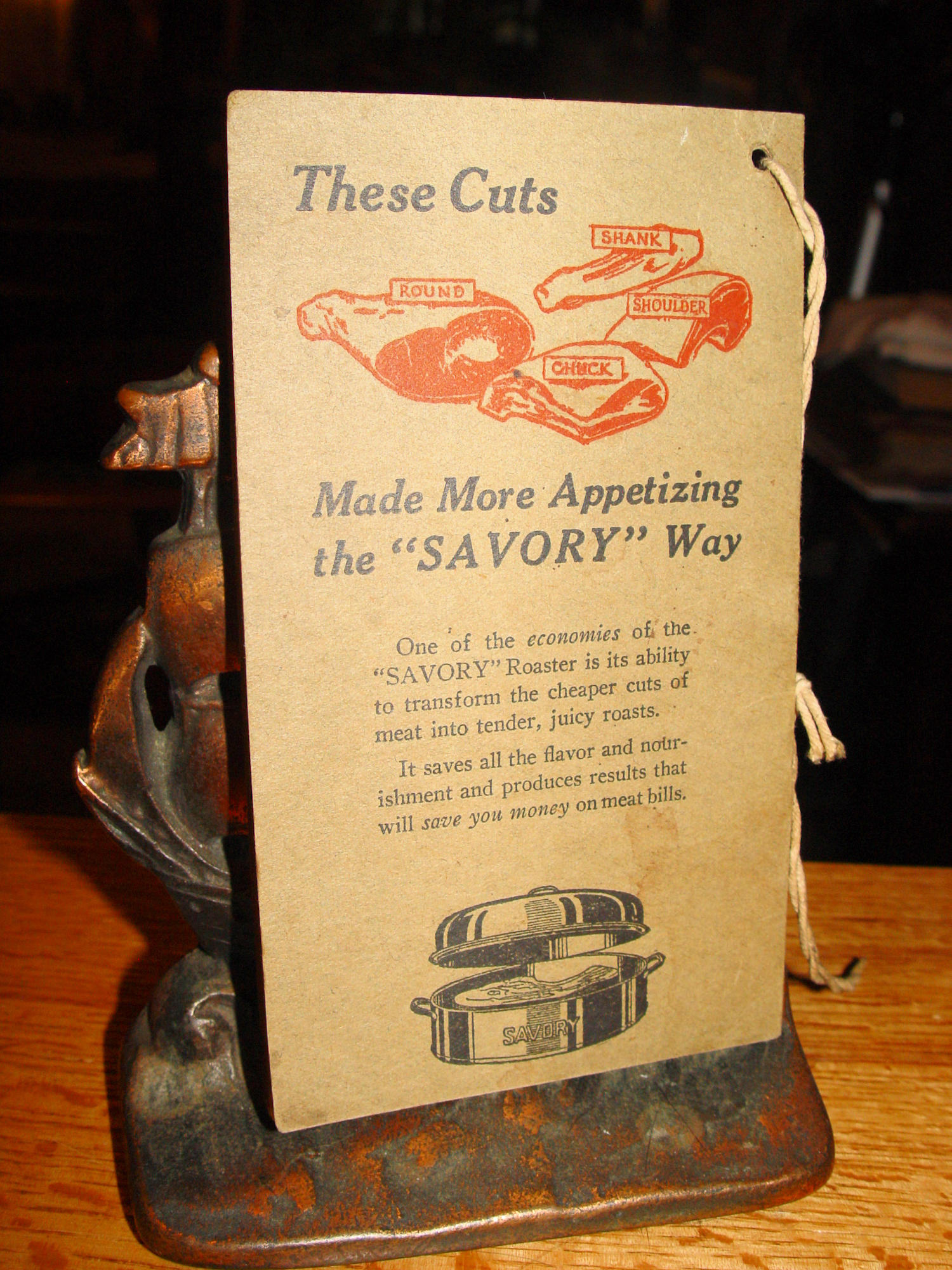 1922 Savory Roaster Advertising Cookbook
(Thanksgiving) – Republic Metalware Co., NY