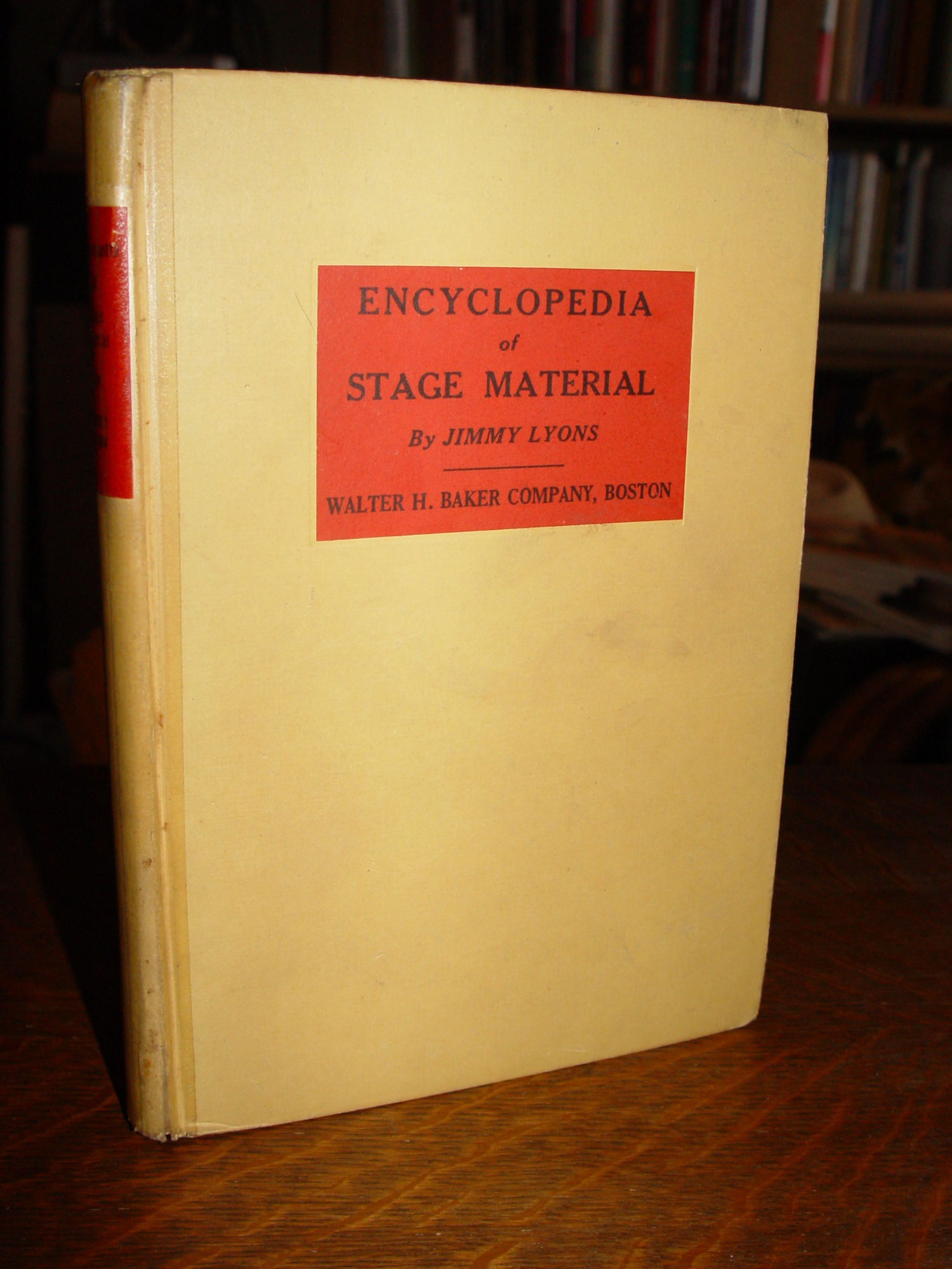 Encyclopedia of Stage Material by Jimmy
                        Lyons 1925