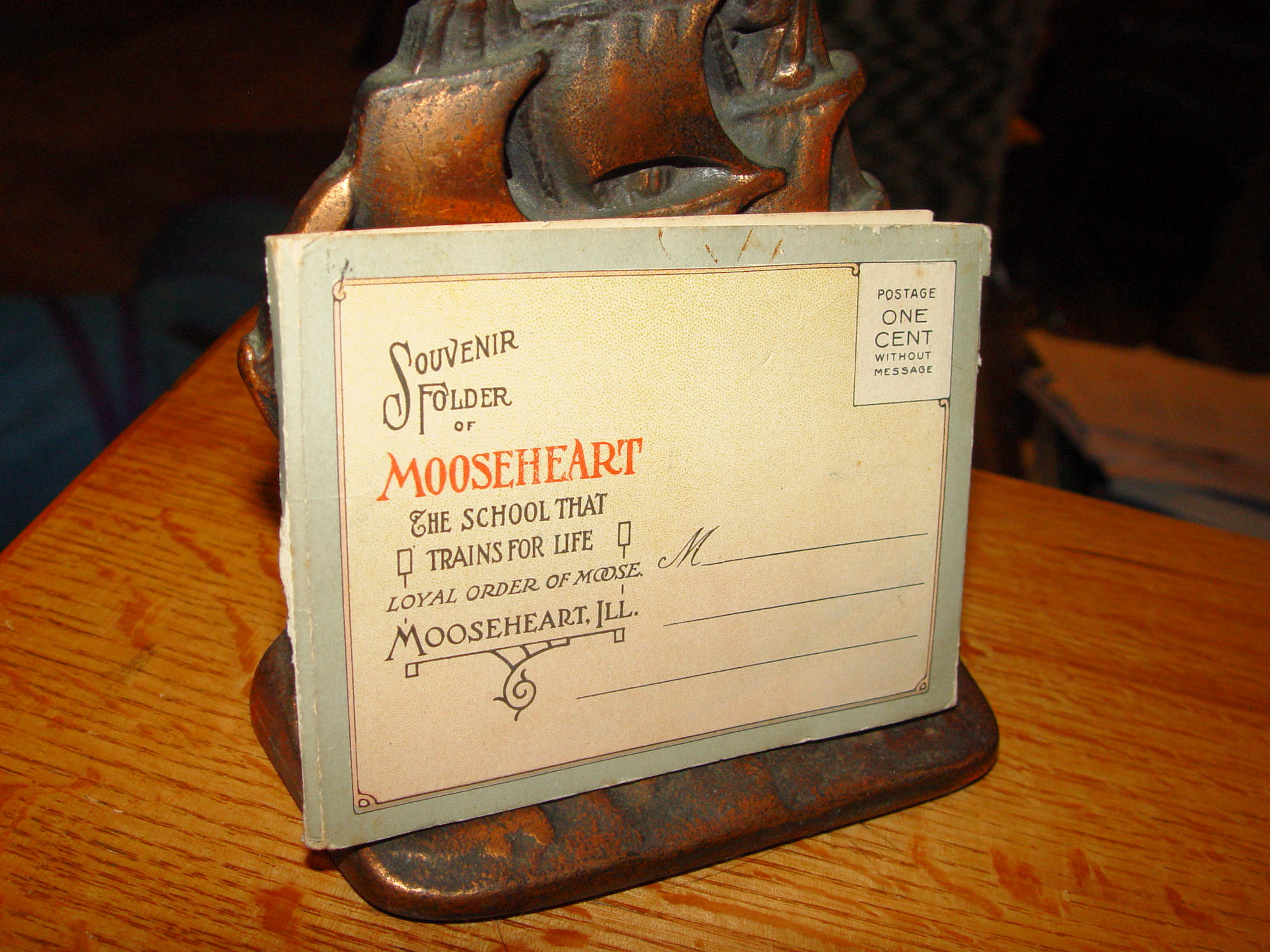 Souvenir Folder of Mooseheart, Illinois –
“The School That Trains for Life” – Loyal
Order of Moose