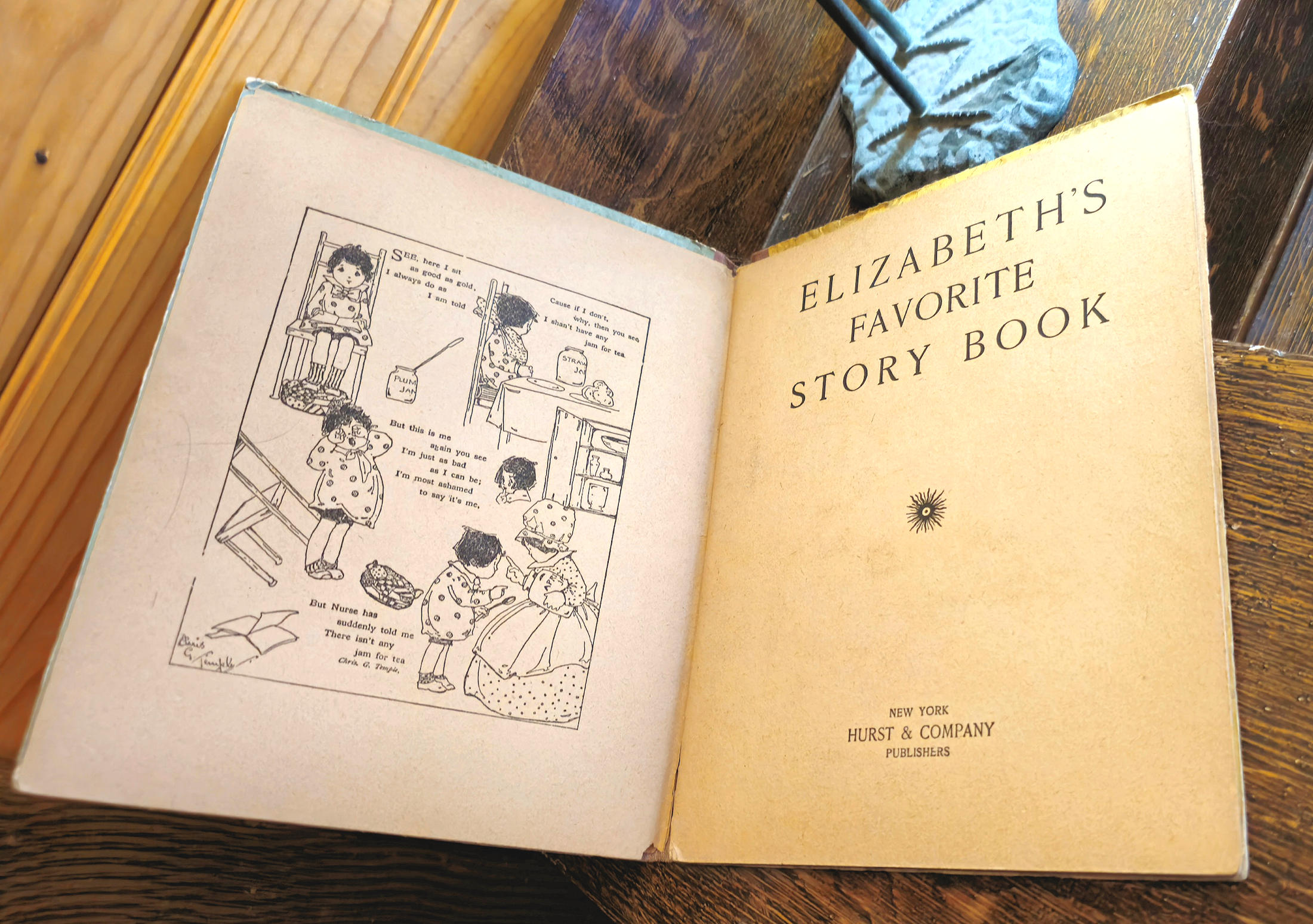 Elizabeth’s Favorite Story Book – Hurst & Company (early 1900s)
Illustrated