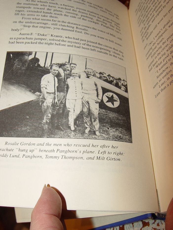 Upside-down Pangborn, King of the
                        Barnstormers 1978 by Carl M. Cleveland