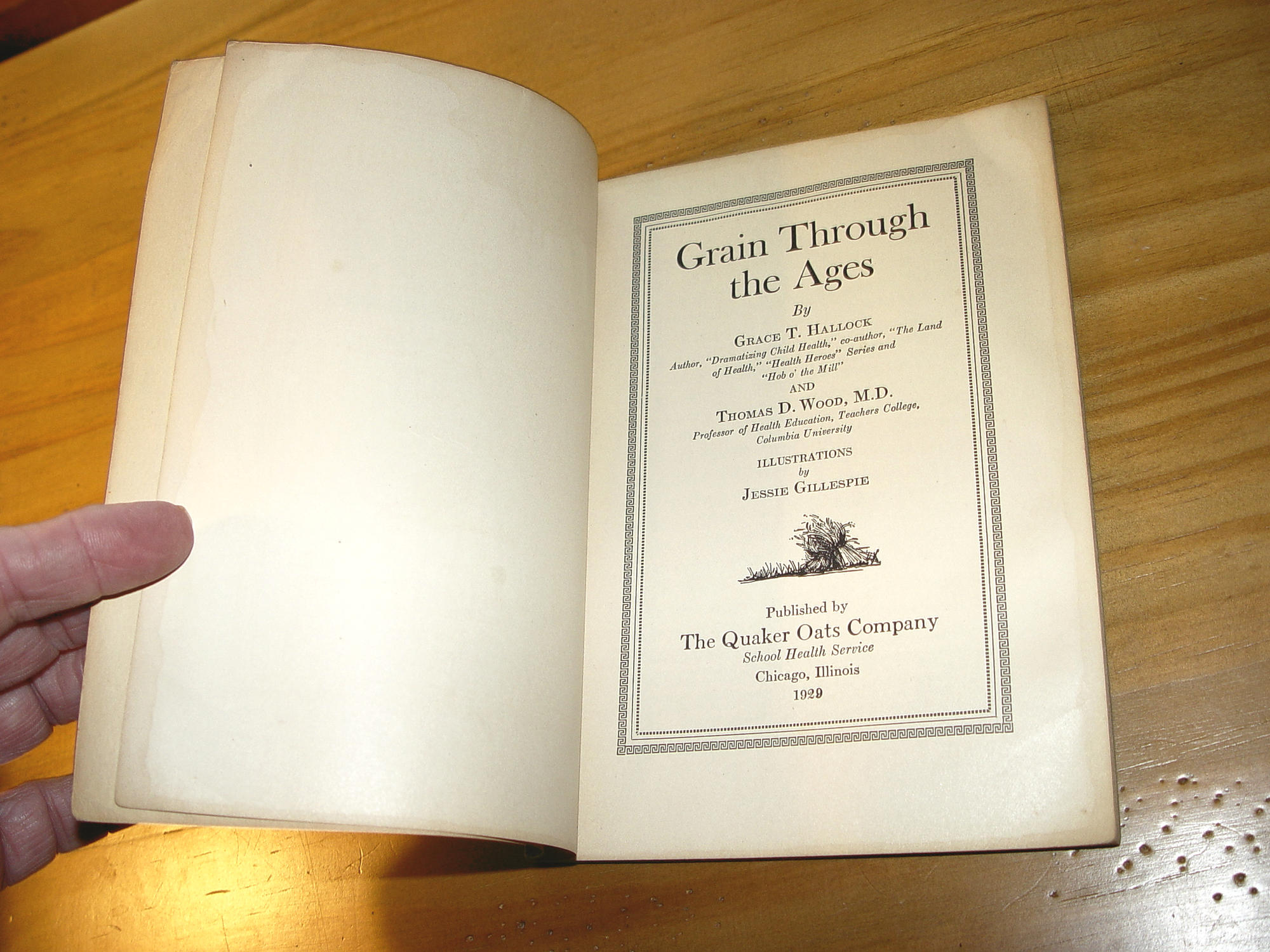 Grain Through the Ages – Quaker Oats Company (1929) – Vintage Advertising Book