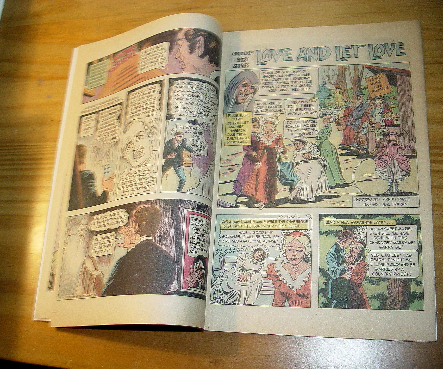 Grimm’s Ghost Stories #55 (1981) – “The Mask of Tutankhamun” – Vintage Horror Comic