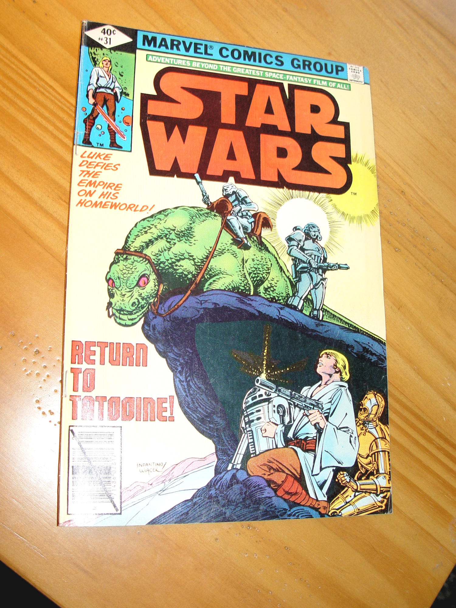 Star Wars #31 /
Marvel Comics Group (1979)
“Return to Tatooine!” – NM Condition