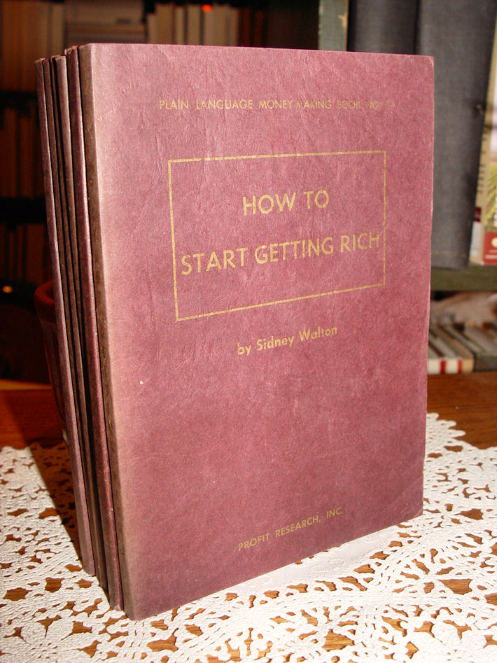 How to Start Getting Rich 1961 by Sidney Walton, 7
                Volume Set