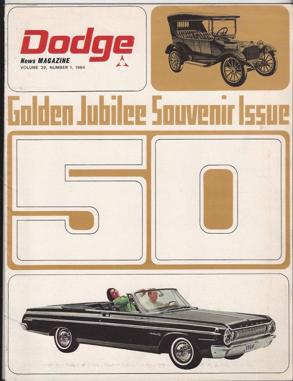 1964 Dodge News
                        Magazine Golden Jubilee Souvenir Issue; Bemidji
                        Mn