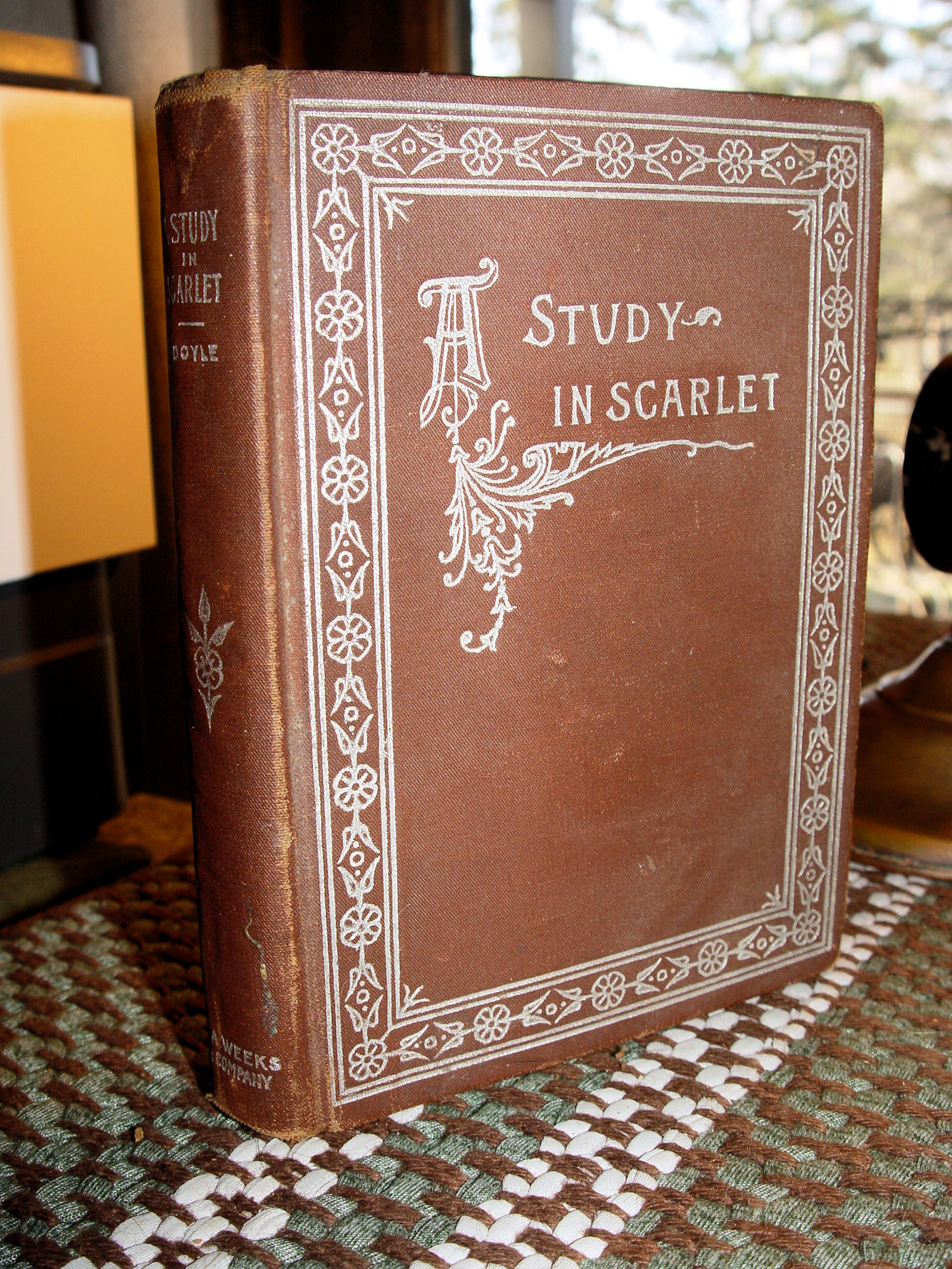 A Study in
Scarlet - 19th c. detective novel by Arthur
Conan Doyle
