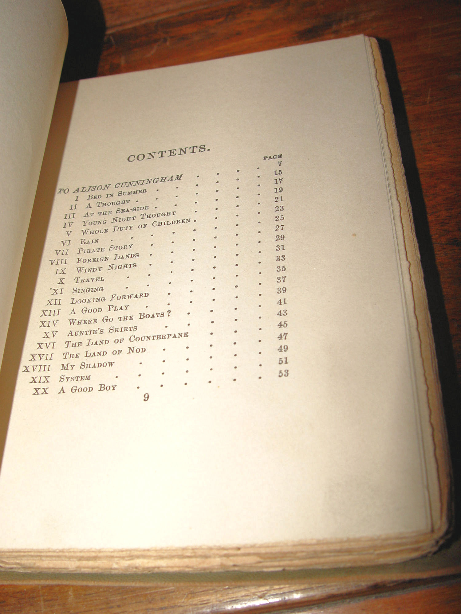 A Child's Garden of Verses; Robert L.
Stevenson Soft Leather 1900s