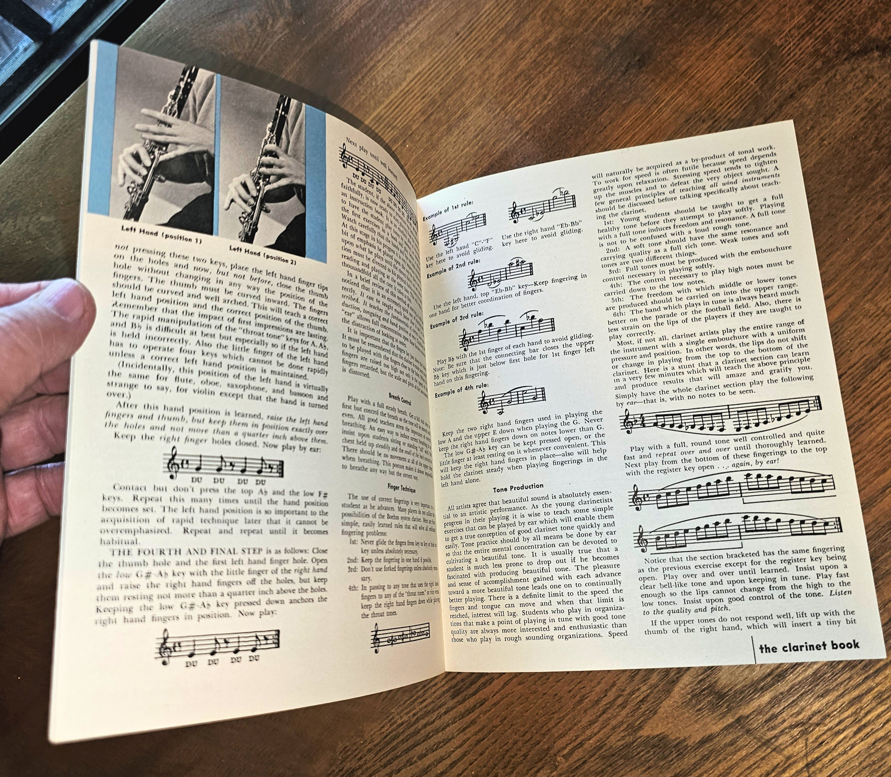 Vintage "The Clarinet book" -
G. Leblanc Co. (Kenosha, Wisconsin)