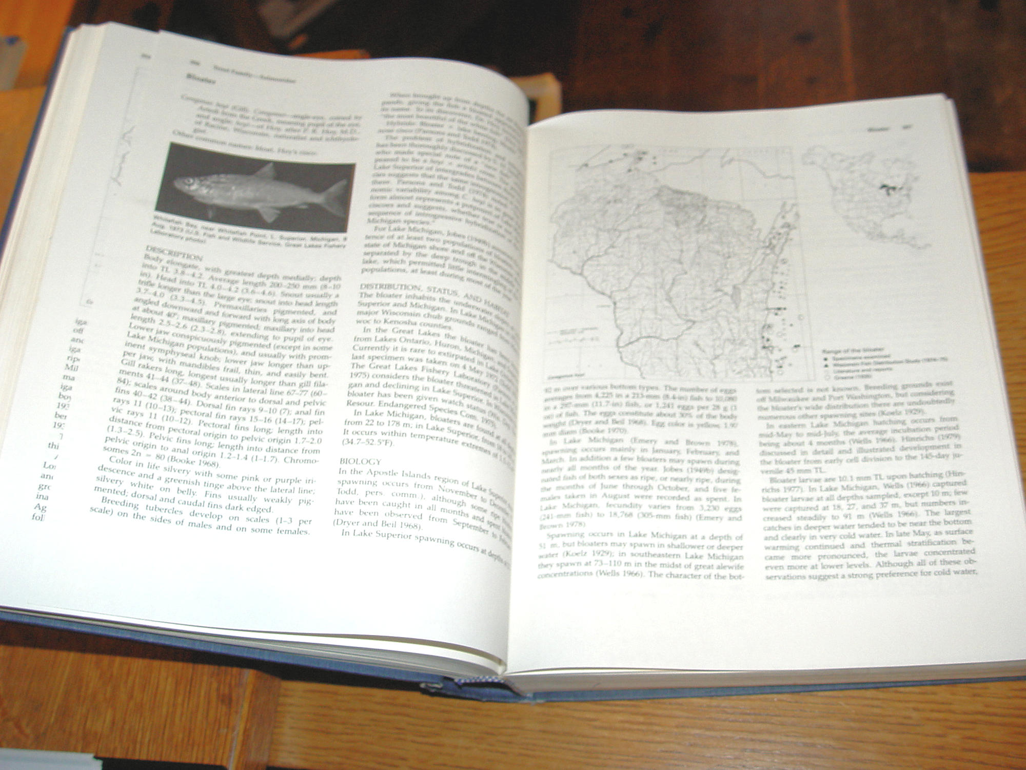 Fishes Of Wisconsin 1983 by George C.
Becker First Ed.