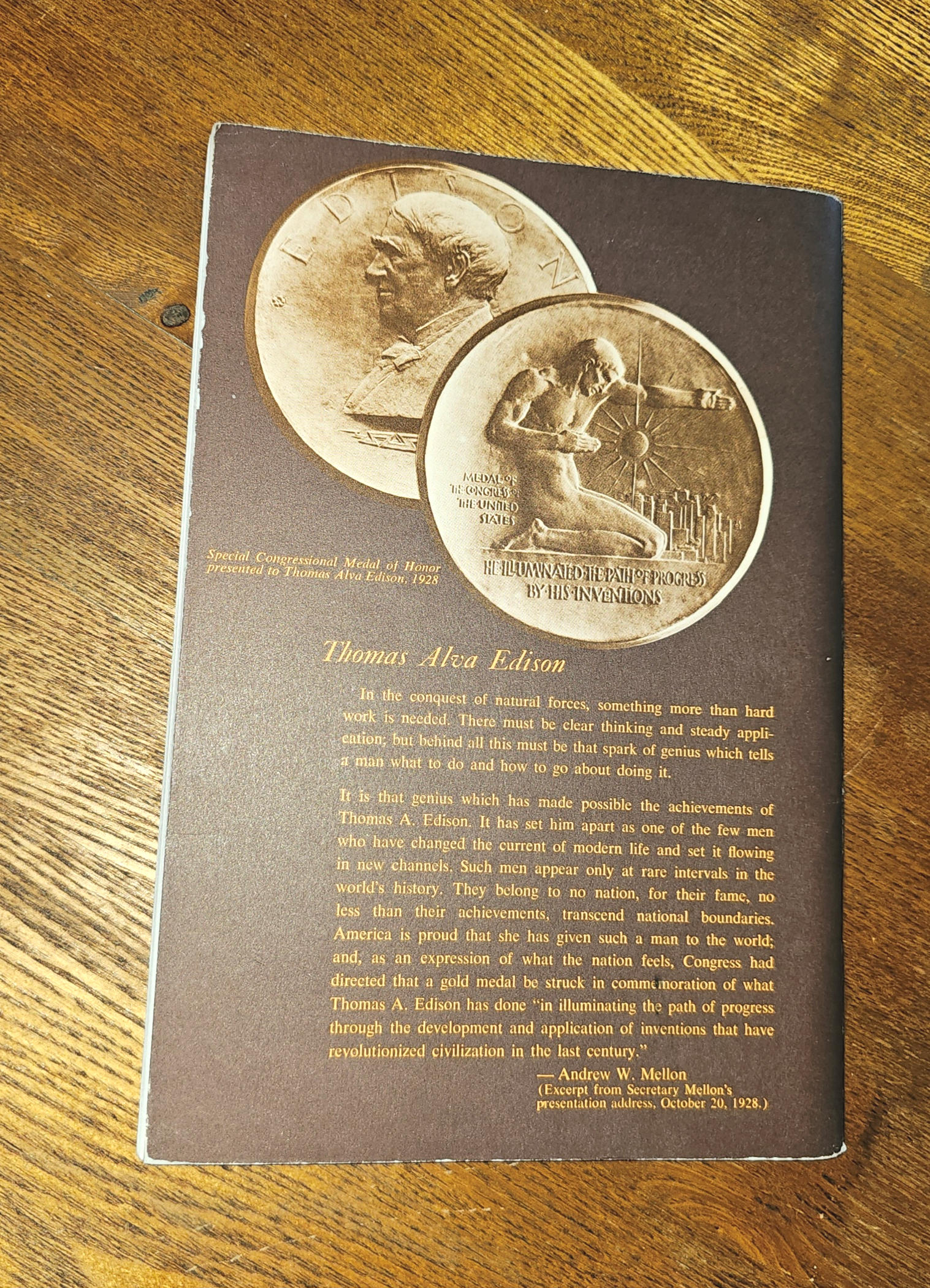 Edison: Inspiration to Youth Booklet
1962+ Charles Edison Fund Letter – Milan,
Ohio