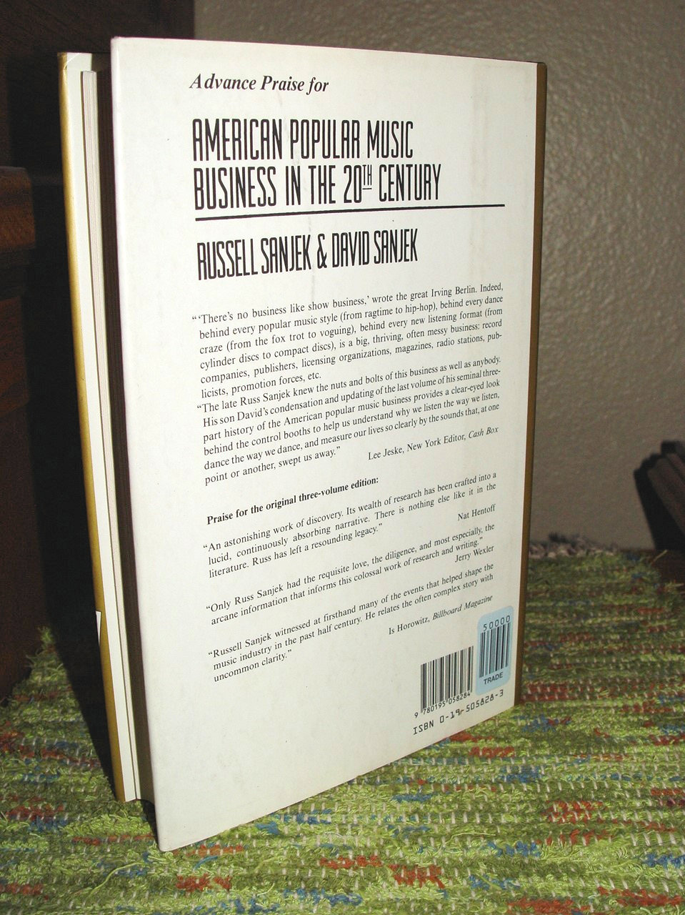 American popular music business in the
20th century 1991 by Russell Sanjek