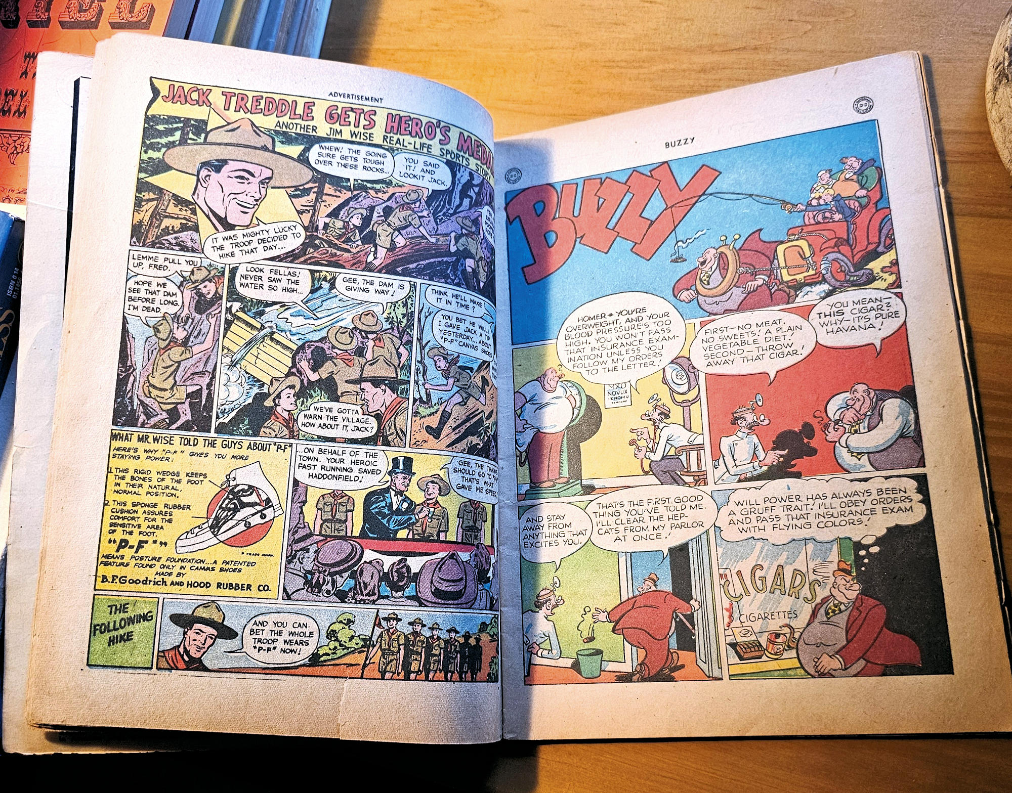 Buzzy #14 (July-Aug 1948, DC Comics) Teen Humor – Beach Cover – 10¢ Issue