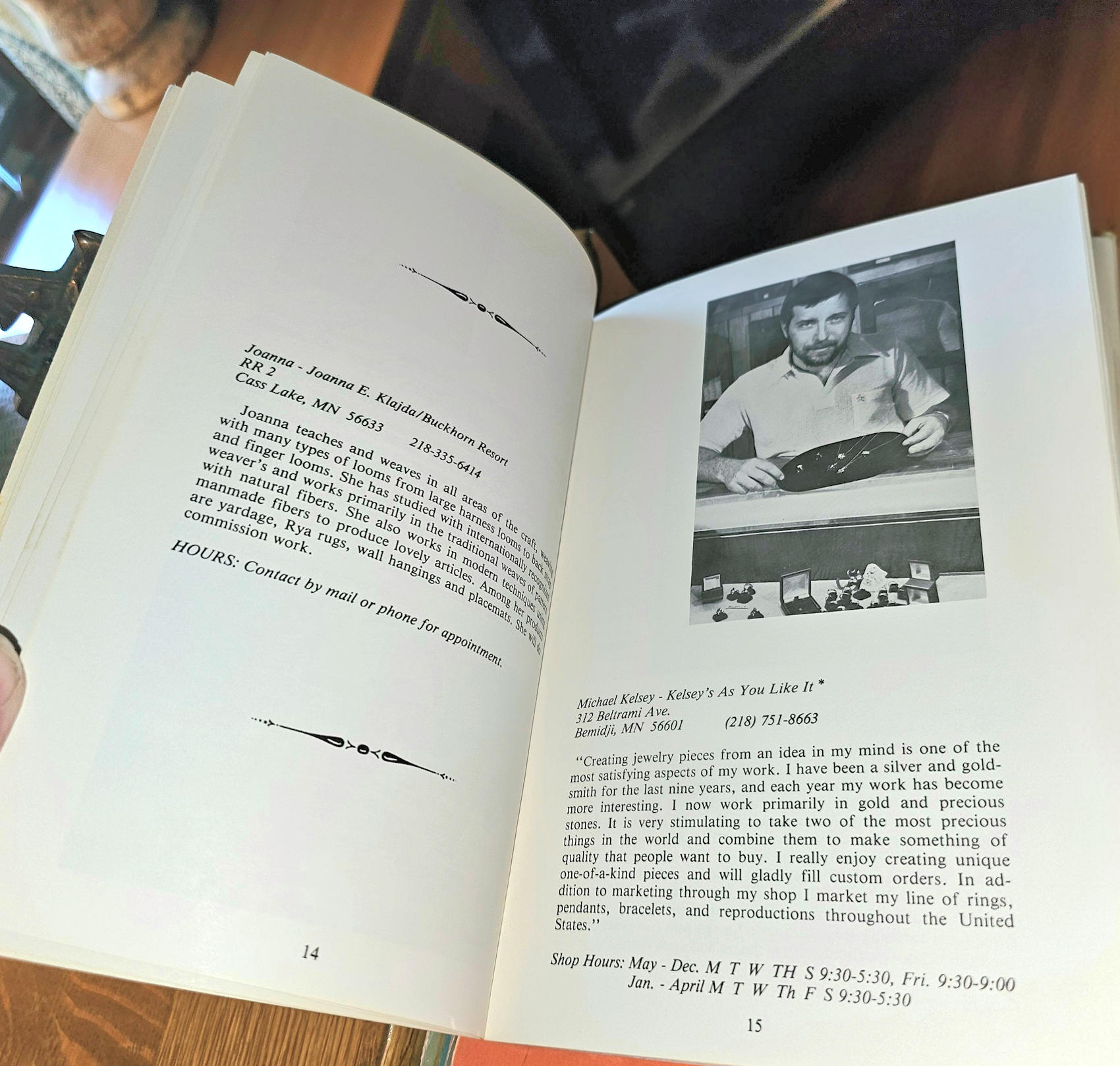 Craftsmen of Northern Minnesota – 1978
Directory of Regional Artisans &
Handcrafts – Vintage