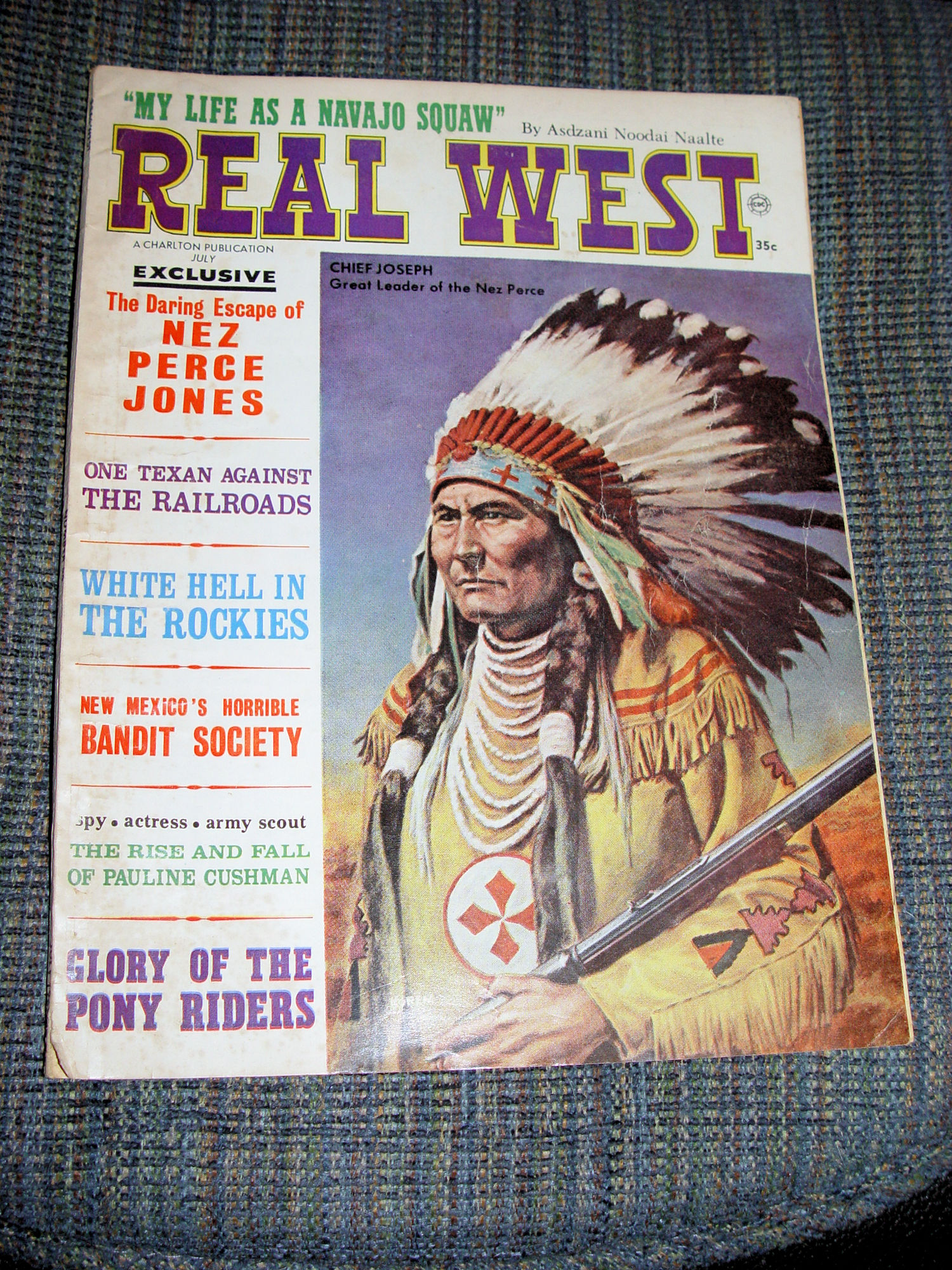 Real West July
                        1967 Chief Joseph Cover Nez Perce Vol 10 #54