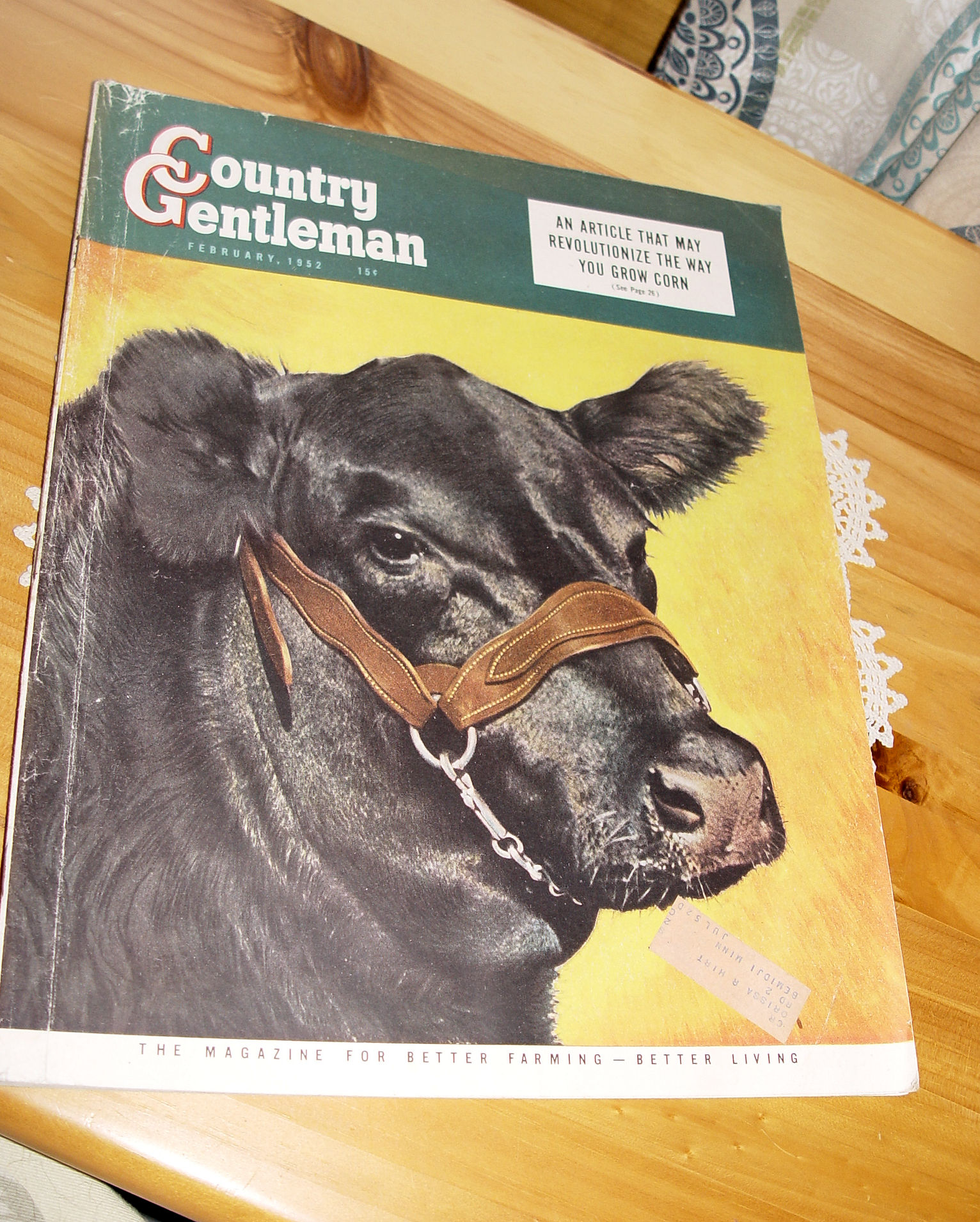 1952 Country
                        Gentleman Magazine February - For Better
                        Farming