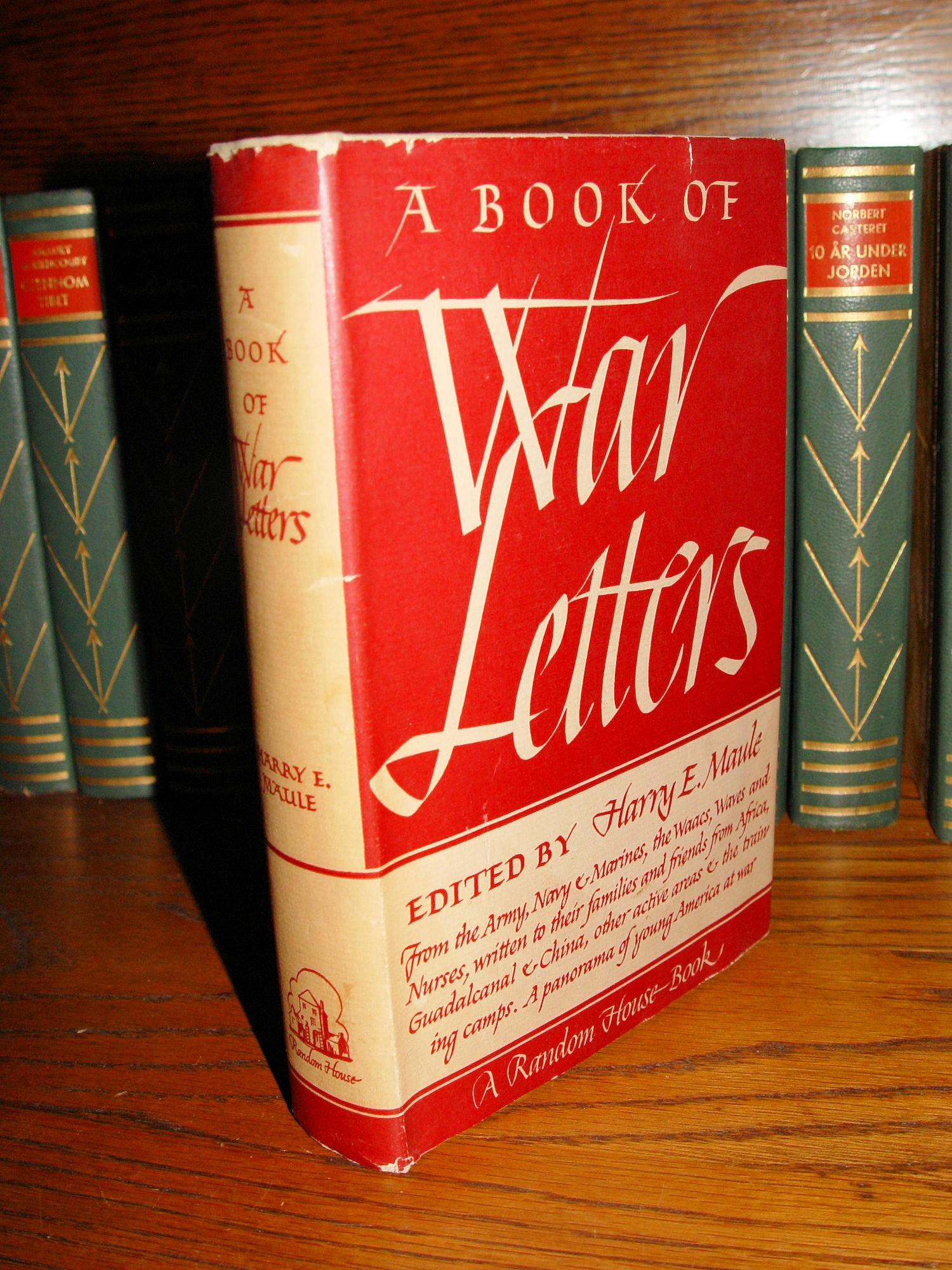 1943 A Book of
                          War Letters edited by Harry E. Maule