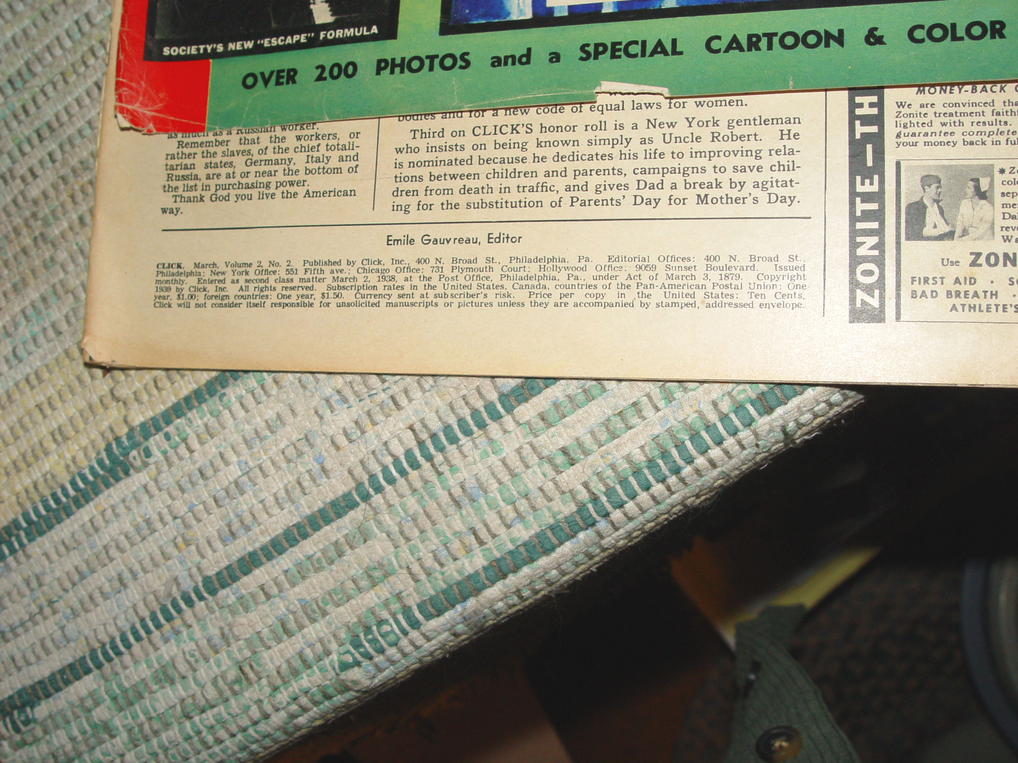 1939 Click Magazine (March) - National
Picture / Movie Monthly