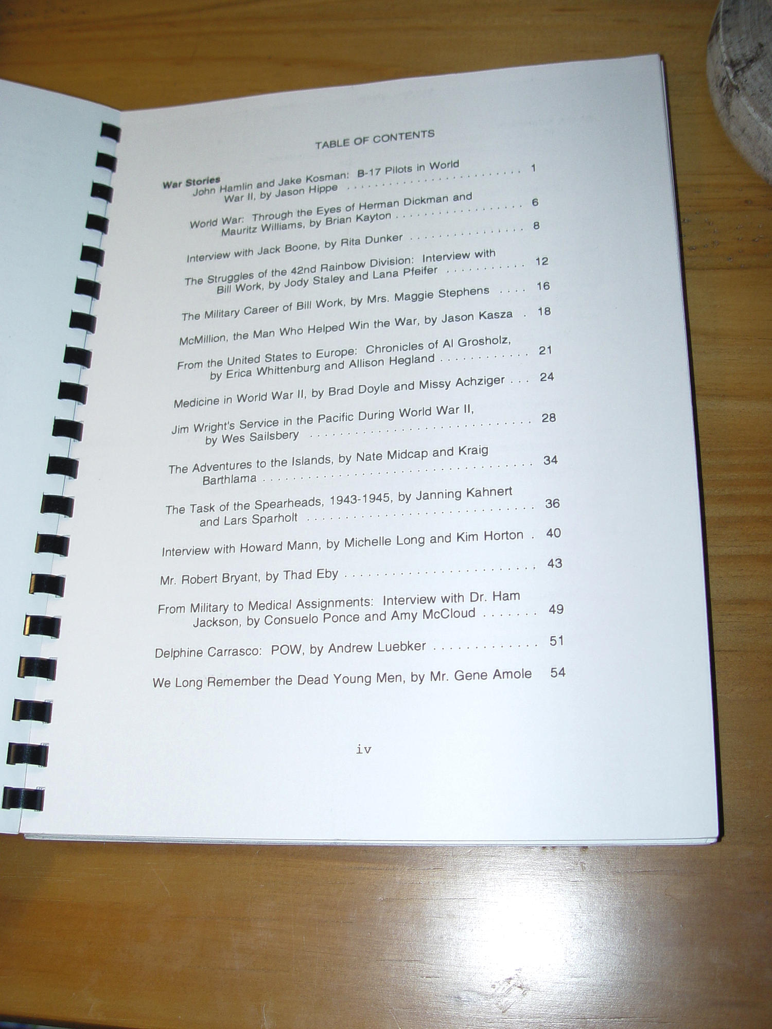 Recruited for the Duration – Morgan
County WWII Veterans 1995