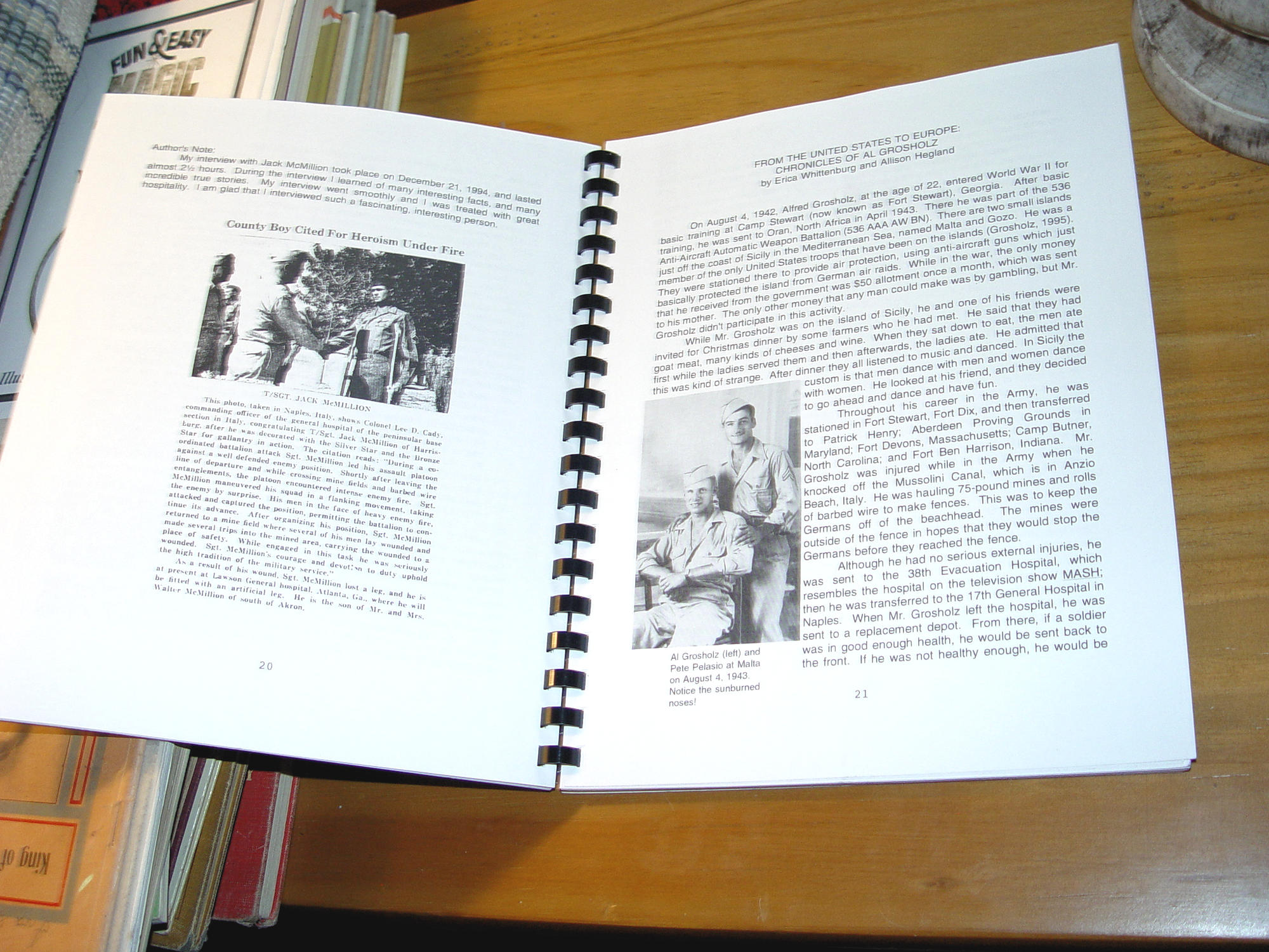 Recruited for the Duration – Morgan
County WWII Veterans 1995