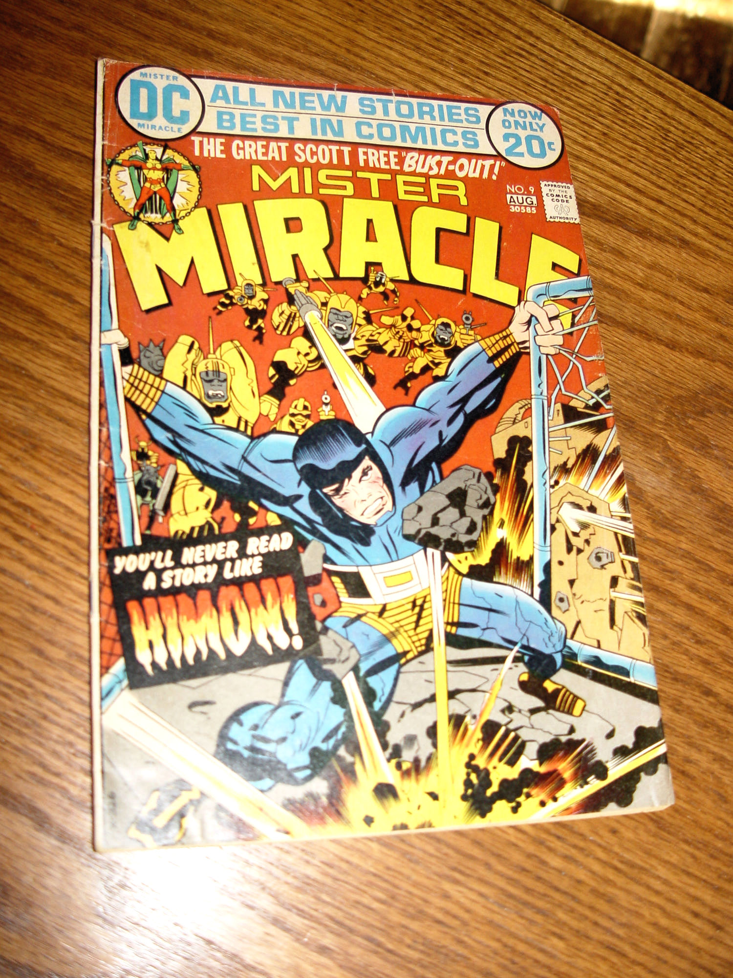 Mister Miracle #9
                        August 1972 DC Comics 20c Cover