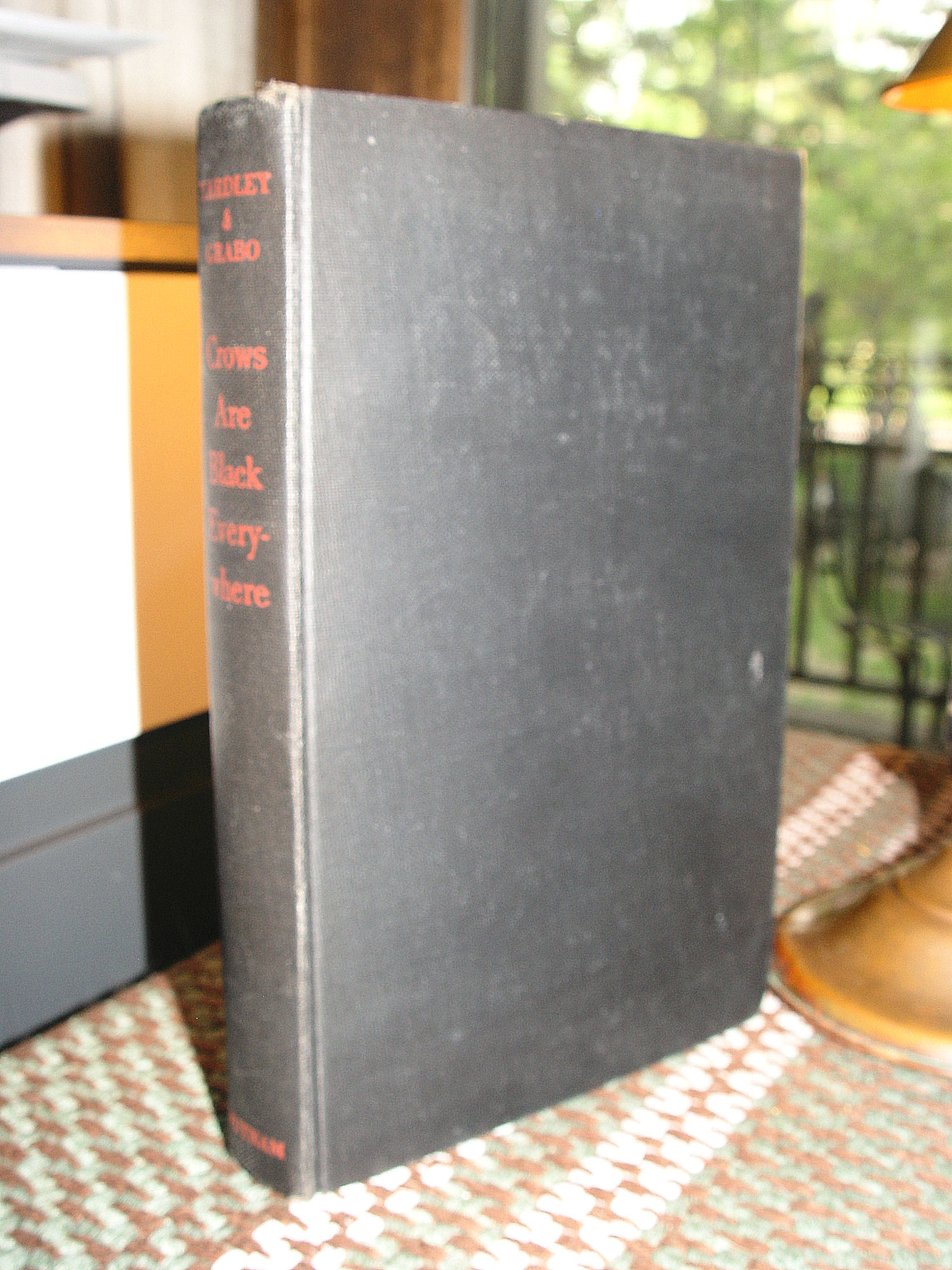 Crows Are Black Everywhere (Putnam, 1945) - WWII
                Espionage