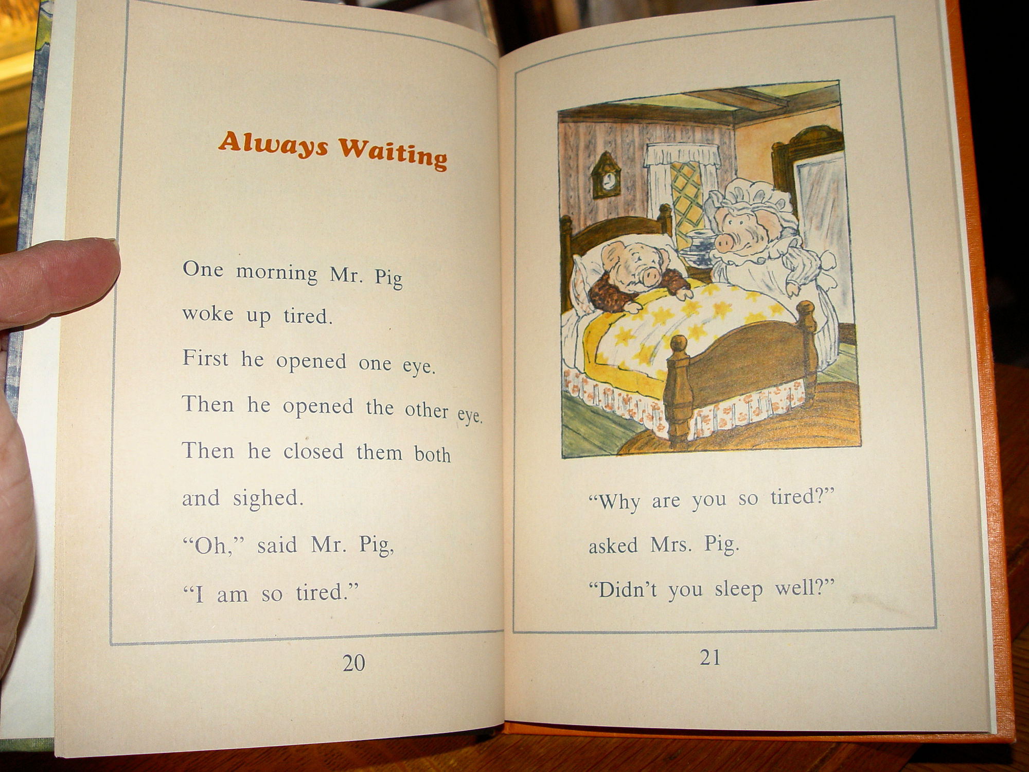 Mr. Pig and Family by Lillian Hoban -
1980 First Ed. Children's Book