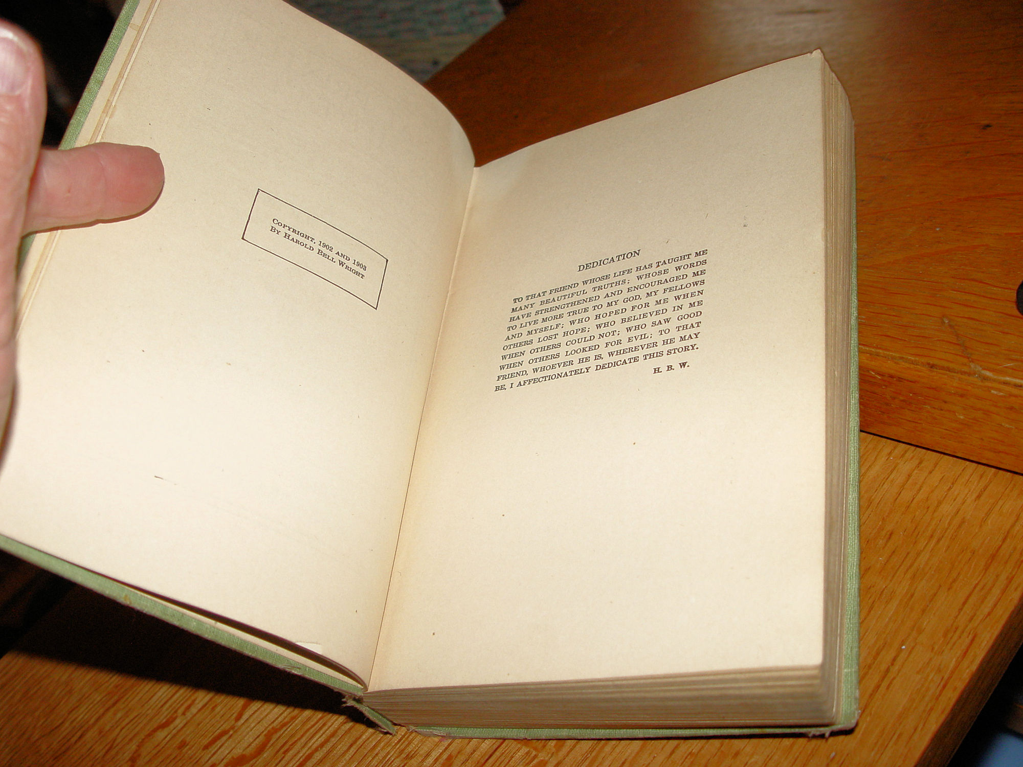 That Printer of Udell's: A Story of the
Middle West by Harold Bell Wright 1902