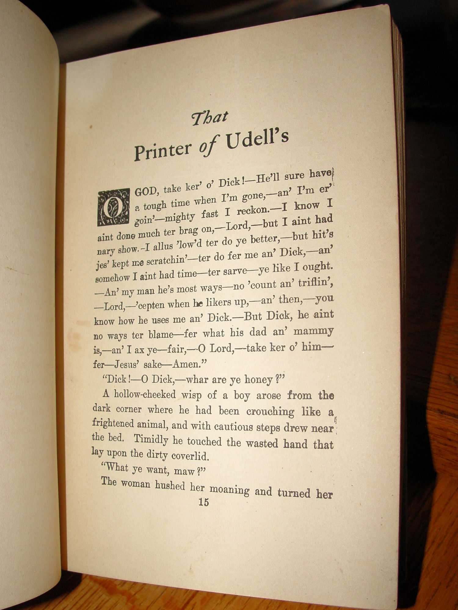 That Printer of Udell's: A Story of the
Middle West by Harold Bell Wright 1902