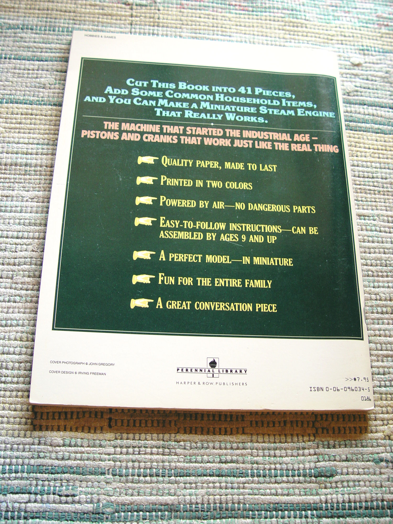 Make Your Own Working Paper Steam
Engine1986 by Kyle Wickware