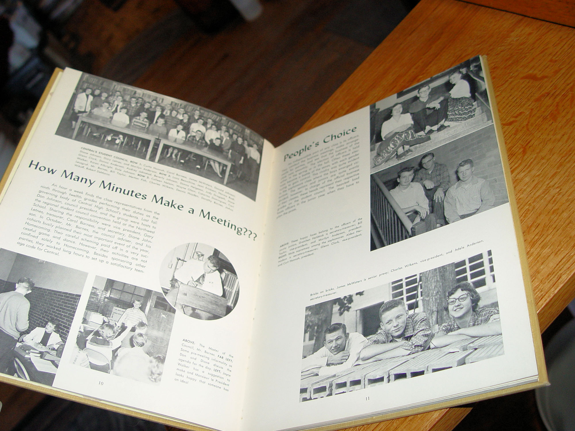 1958 Yearbook 'Optimist' - Central High
                          School Crookston, Minnesota