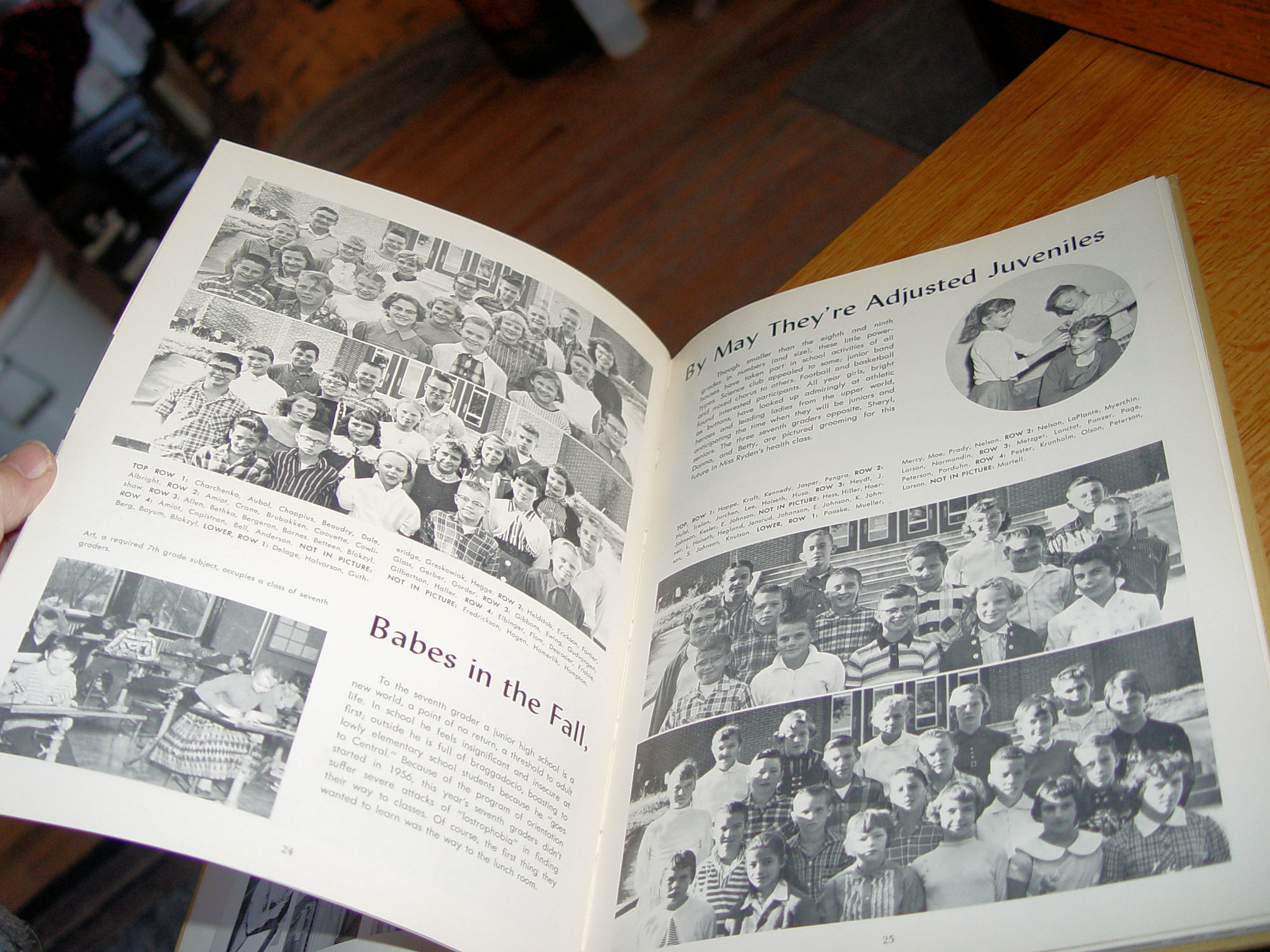 1958 Yearbook 'Optimist' - Central High
                          School Crookston, Minnesota