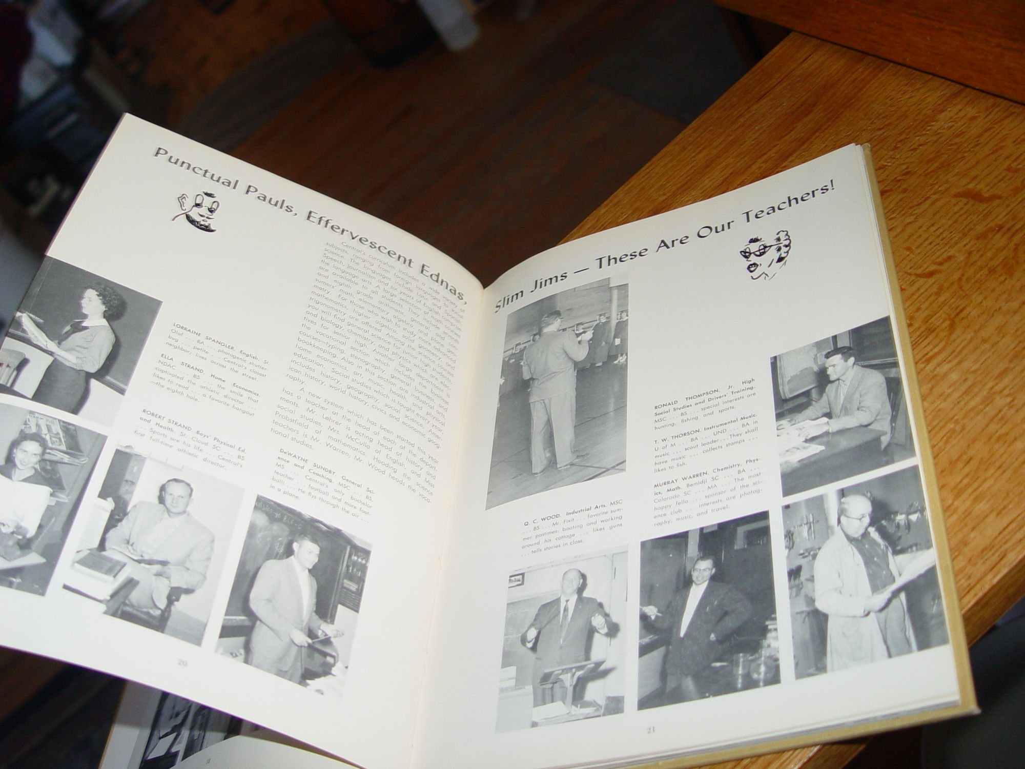 1958 Yearbook 'Optimist' - Central High
                          School Crookston, Minnesota