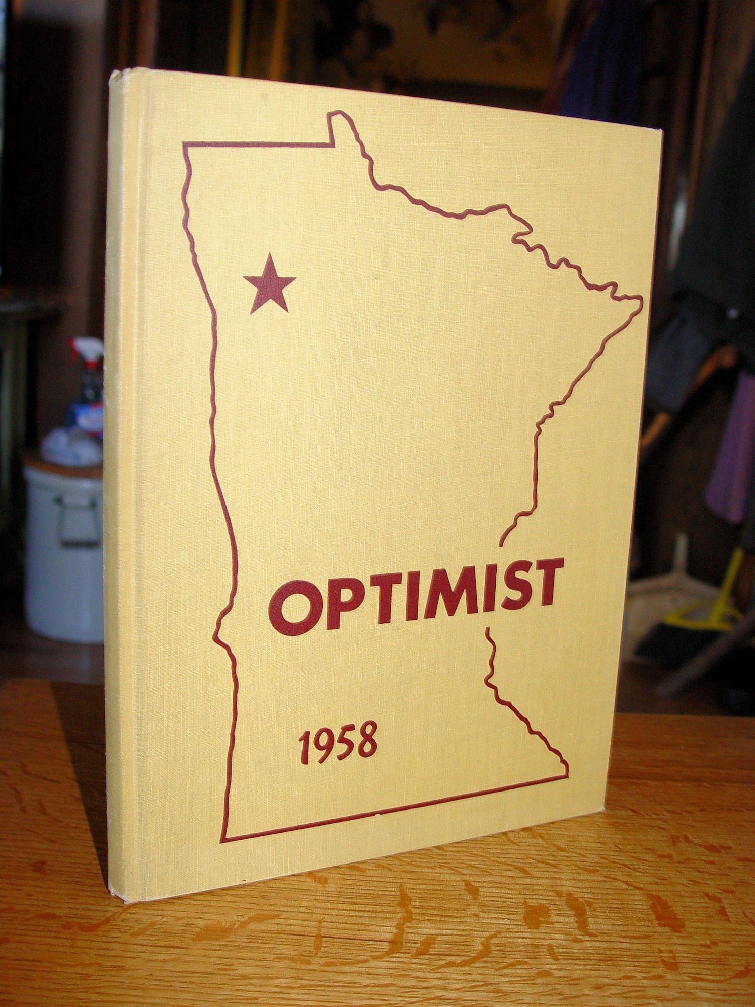 1958 Yearbook
                        'Optimist' - Central High School Minneapolis,
                        Minnesota