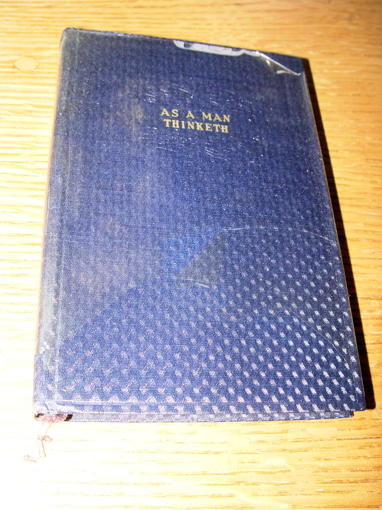 As a Man Thinketh is a self-help 1903 by
                        James Allen