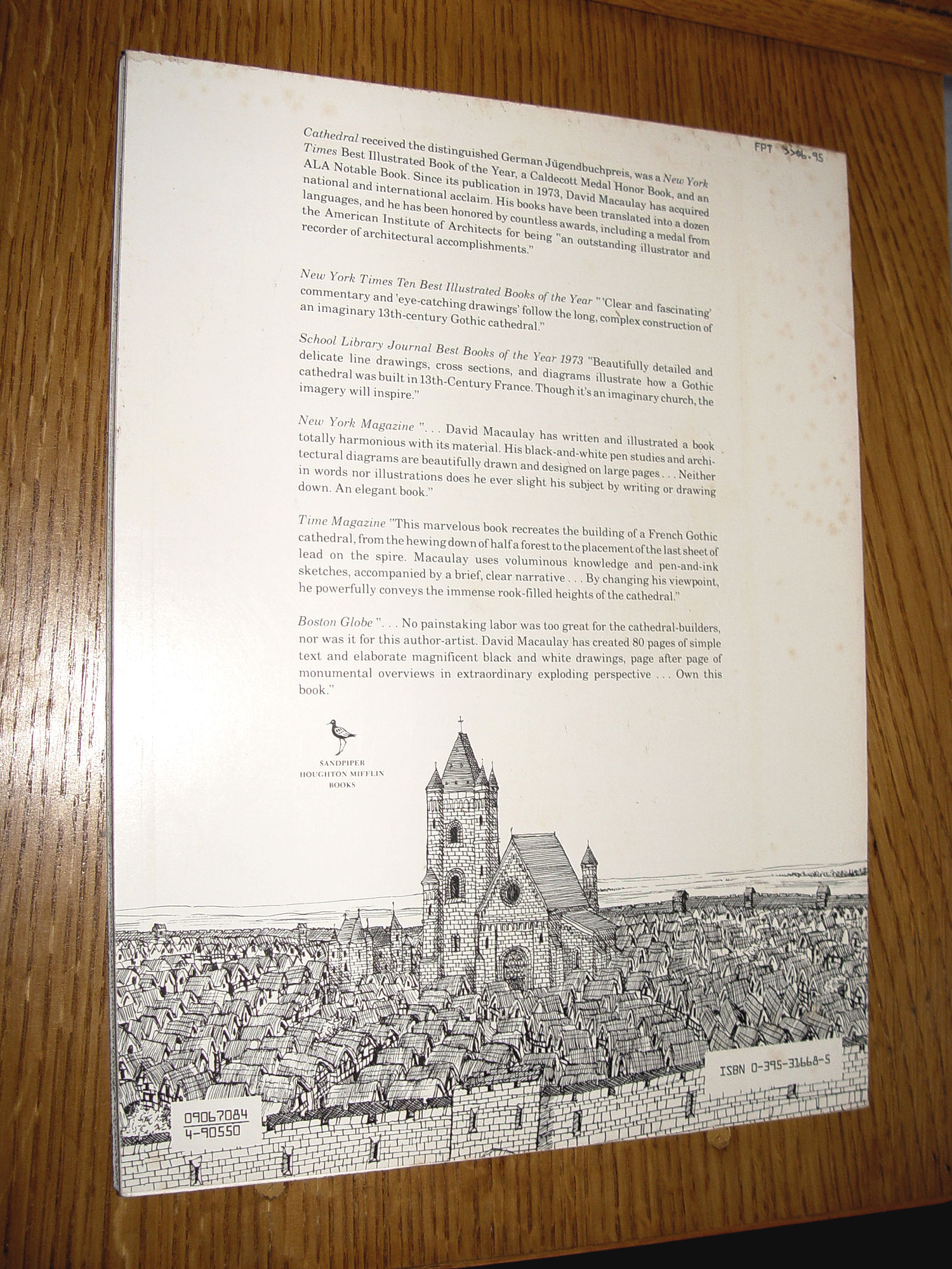 Cathedral: The Story of Its Construction
                          by David Macaulay 1973