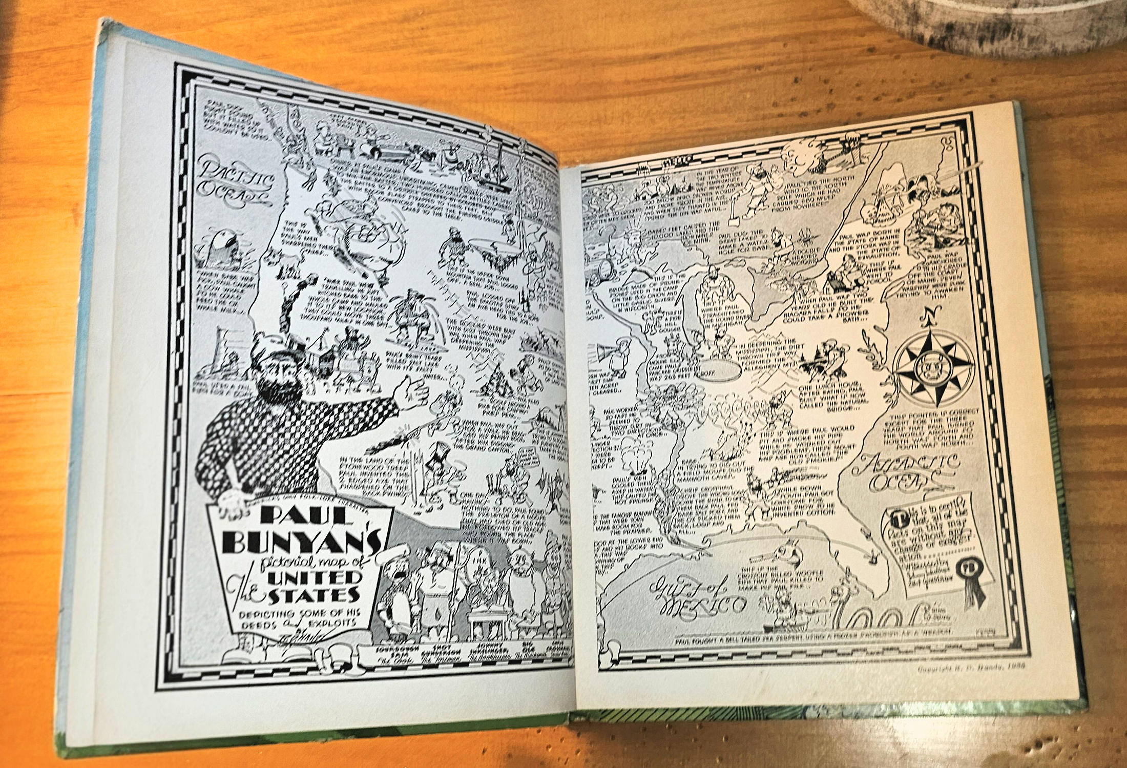 Paul Bunyan and His Big Blue Ox (1937) —
Rand McNally & Co. — R.D. Handy