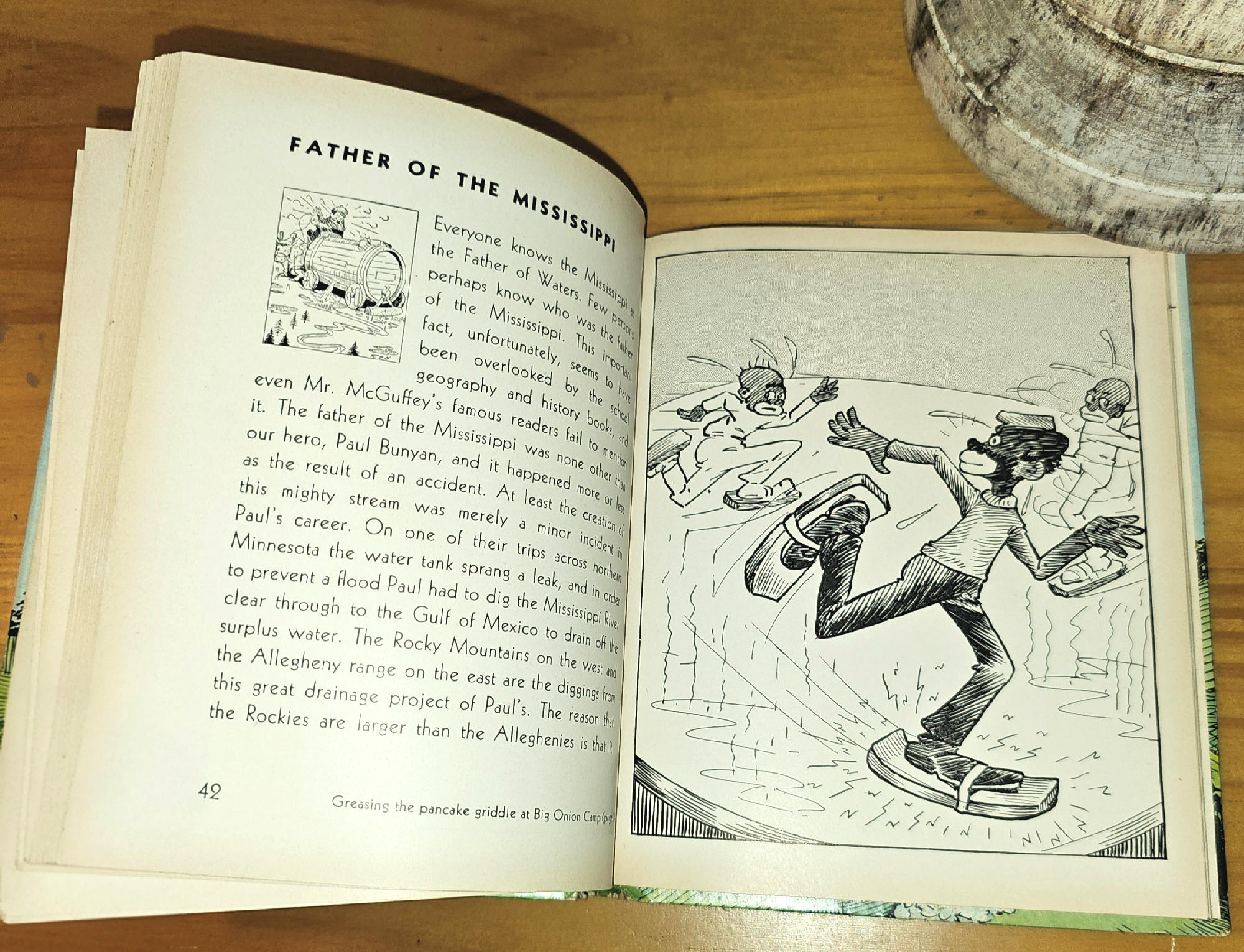 Paul Bunyan and His Big Blue Ox (1937) —
Rand McNally & Co. — R.D. Handy