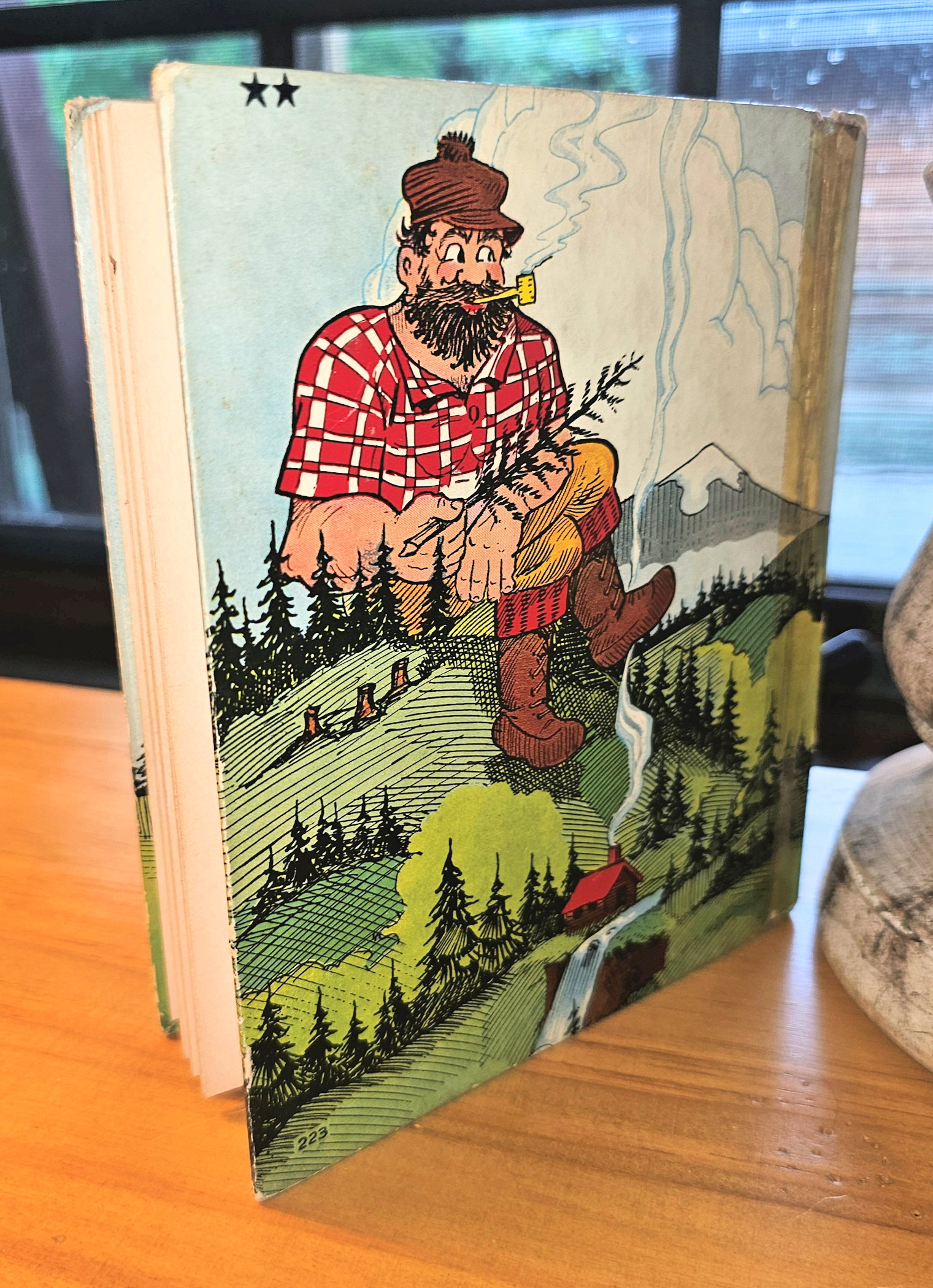 Paul Bunyan and His Big Blue Ox (1937)
—Rand McNally & Co. — R.D. Handy