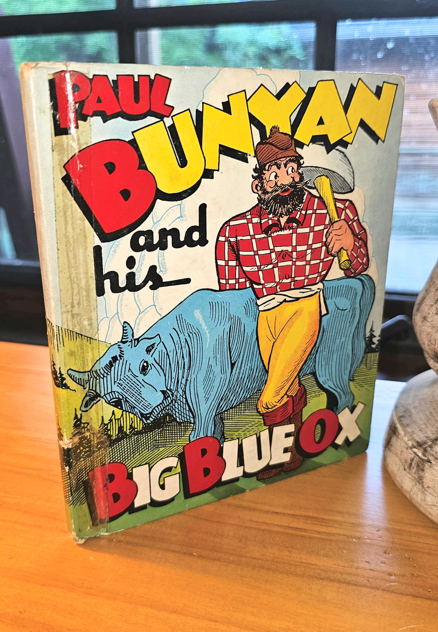 Paul Bunyan and His Big Blue Ox (1937) —
Rand McNally & Co. — R.D. Handy